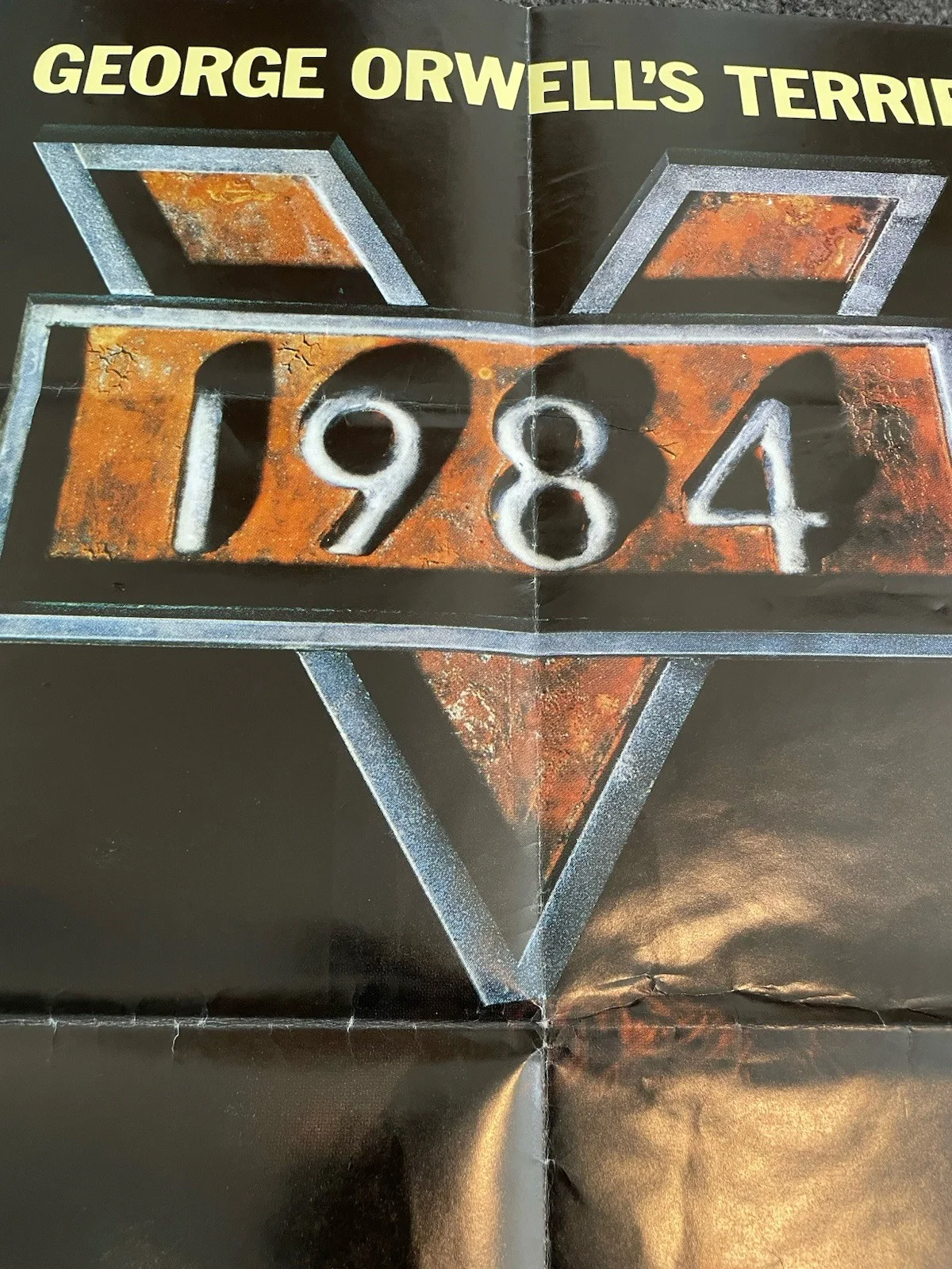 RICHARD BURTON in GEORGE ORWELL'S 1984 (1984) - ORIG. UK QUAD POSTER, изображение 2