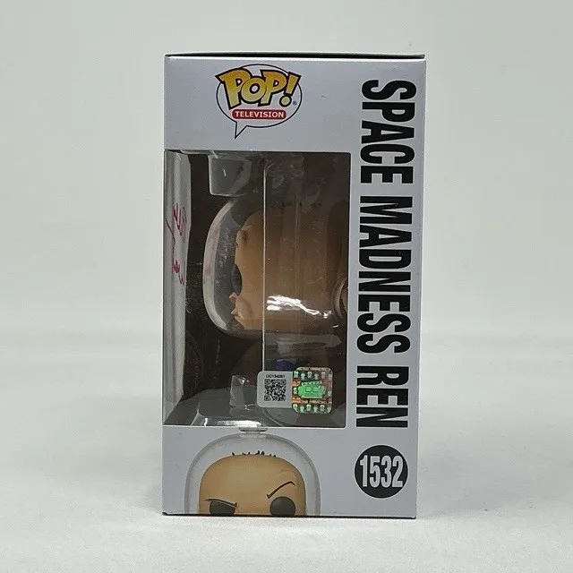 Billy West — Billy West Autographed Space Madness Ren Ren And Stimpy Funko Pop TV #1532 OCCM, image 5