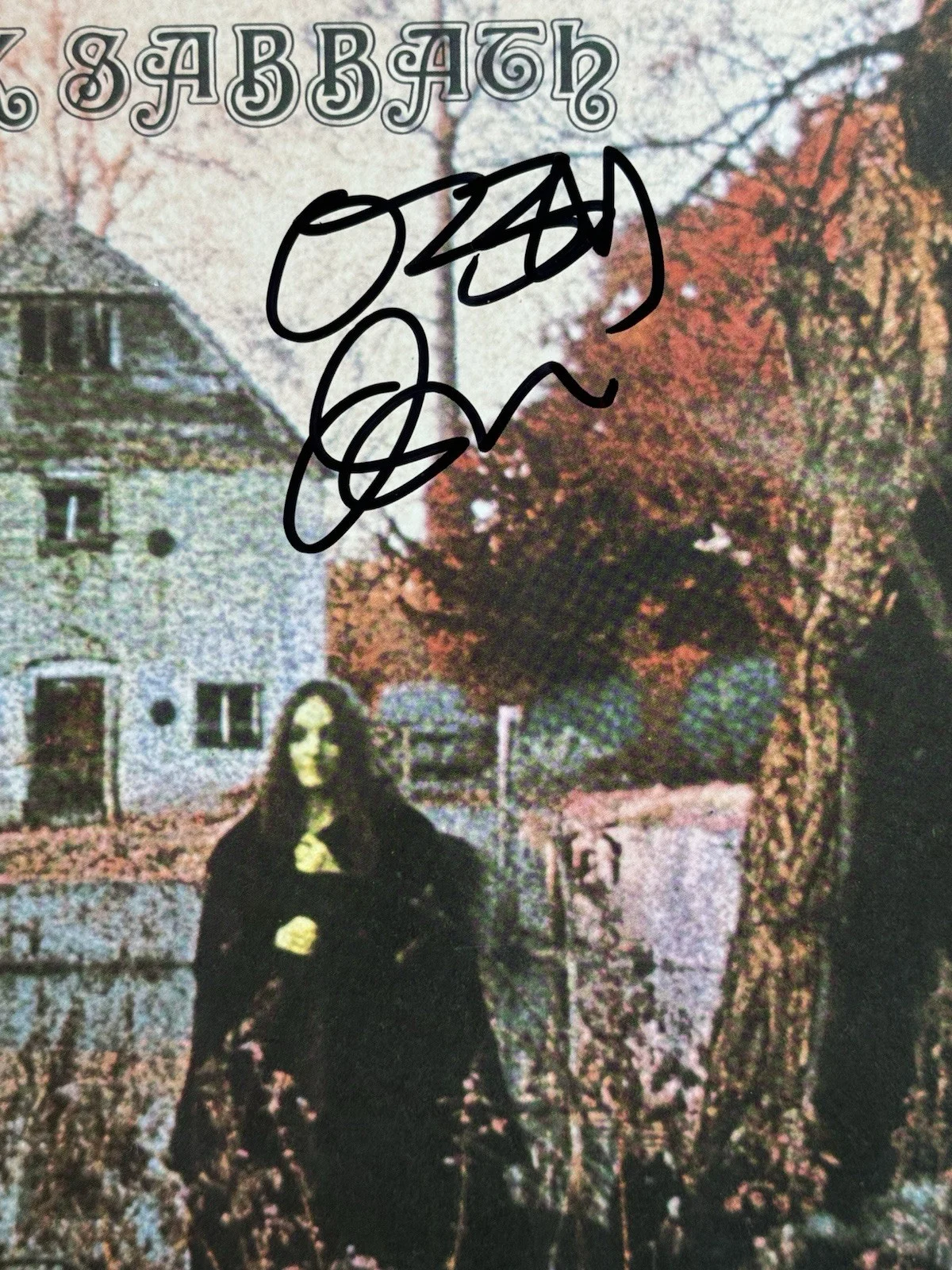 Ozzy Osbourne signed Black Sabbath Album 1st with vinyl beckett loa, image 2