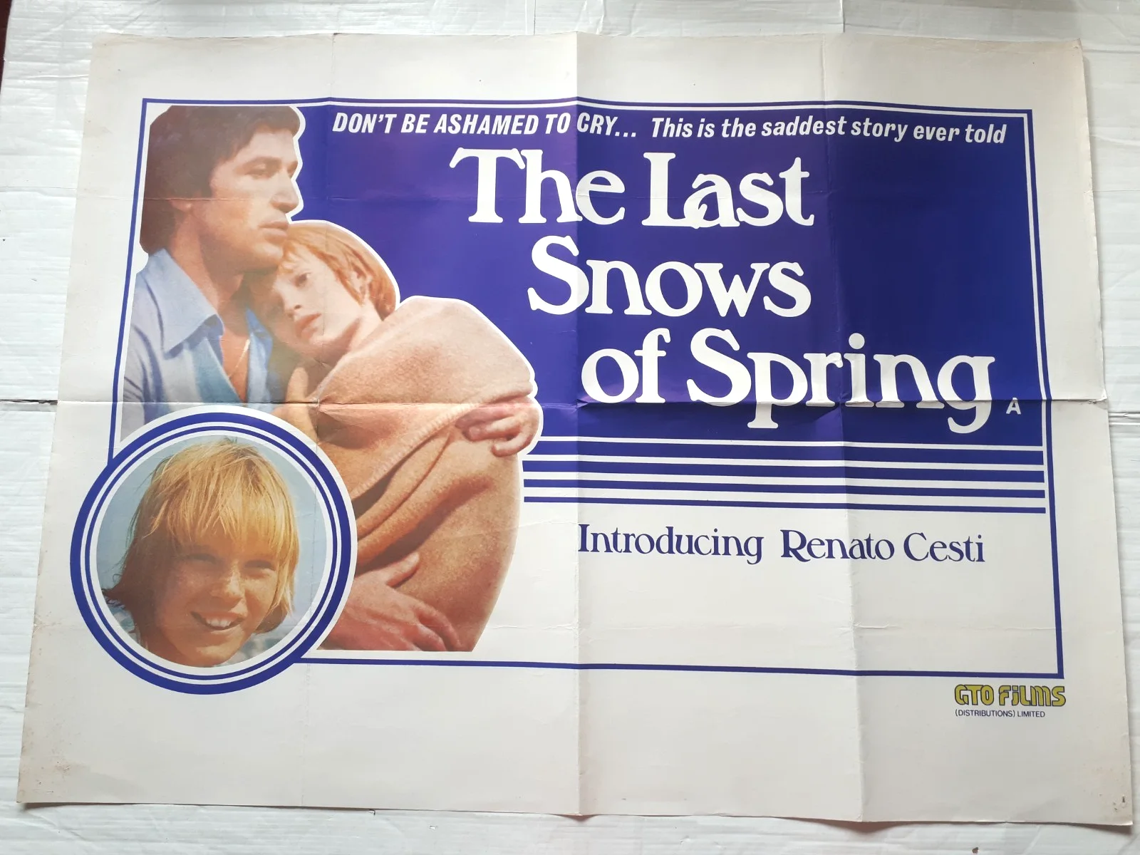 the last snows of spring 1973 ORIGINAL Poster uk Quad 30x40 1970s Renato Cestiè, изображение 4