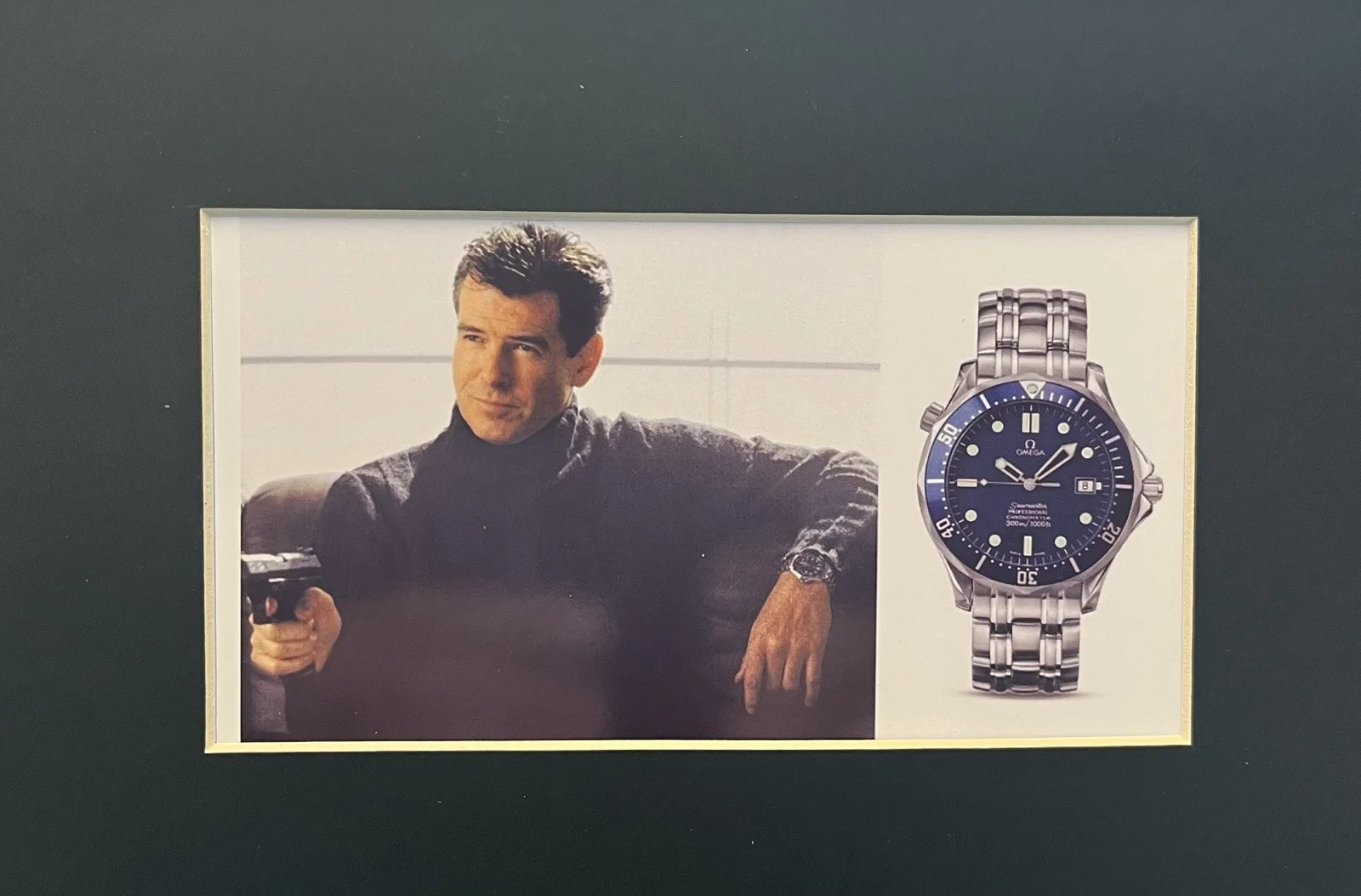 007 OMEGA SEAMASTER. GOLDENEYE 35mm Film Cell Display, image 2