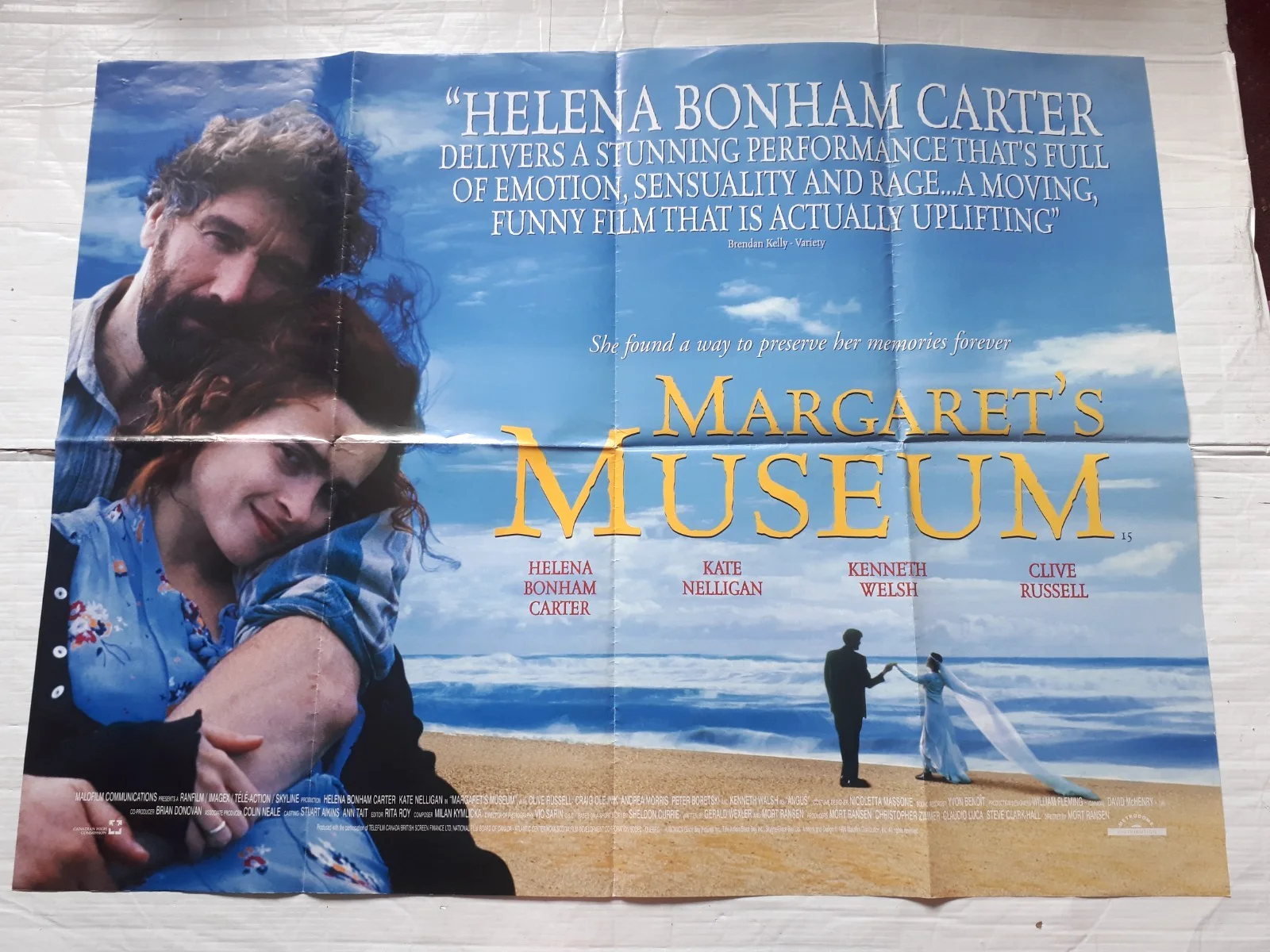 margaret's museum 1995 ORIGINAL Poster uk Quad 30x40 1990s Helena Bonham Carter, изображение 3