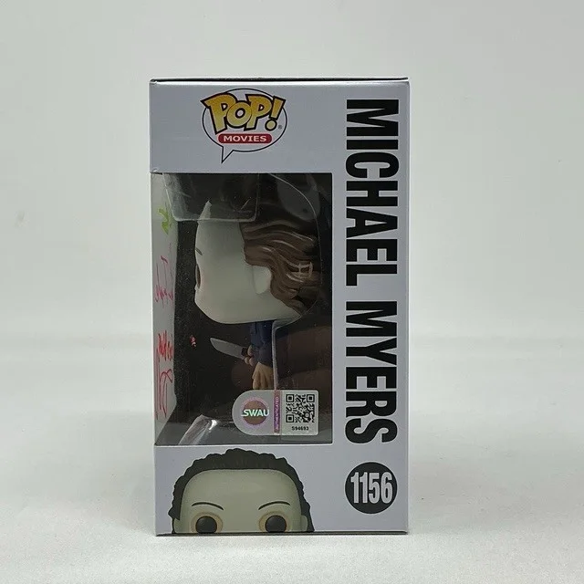 3X Signed Slasher Horror Movie Signed Michael Myers Halloween Funko Pop SWAU, изображение 5