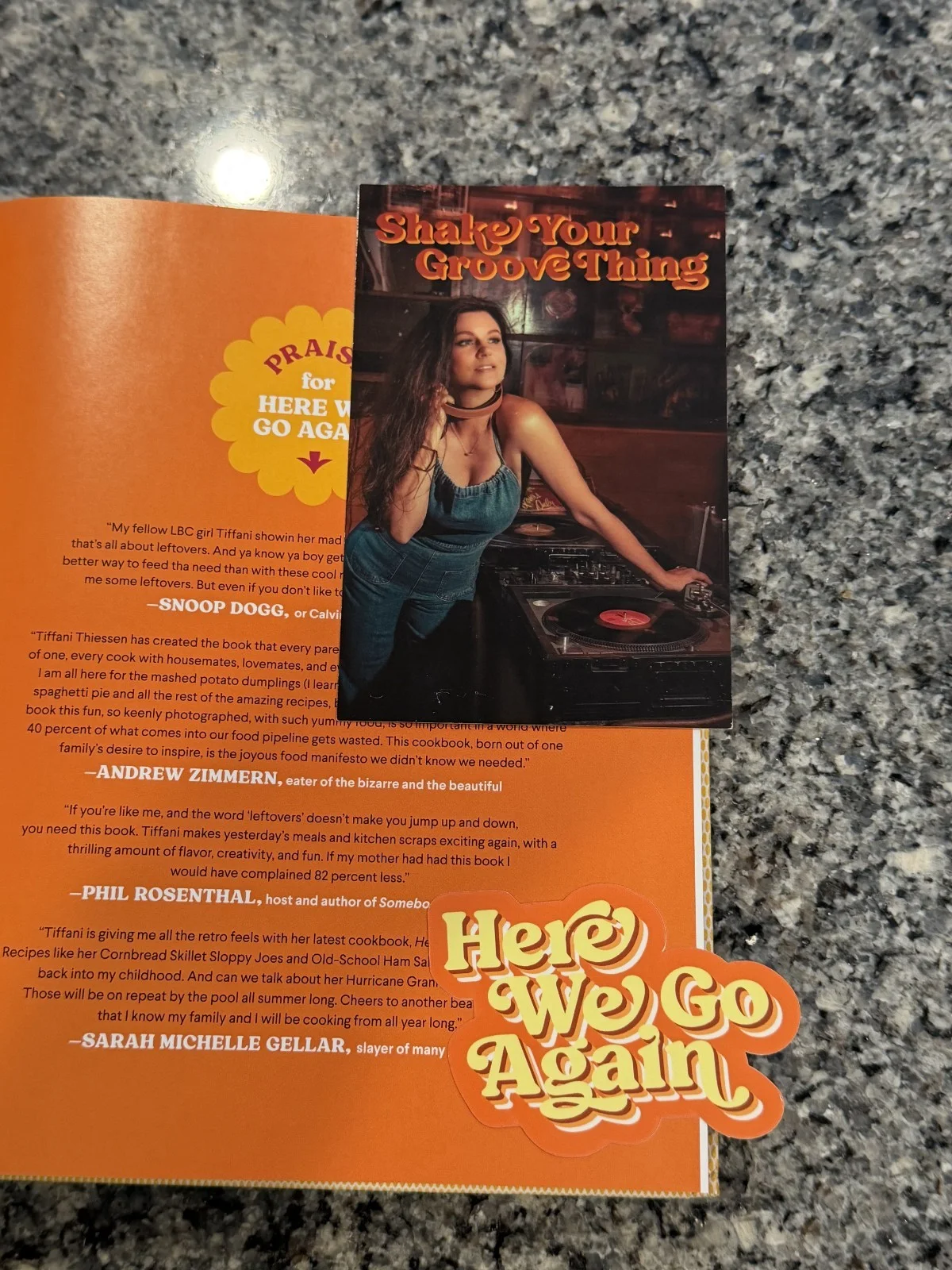 Tiffani Amber Thiessen — Tiffani Amber Thiessen Signed Cookbook Here We Go Again Saved by Bell, image 4