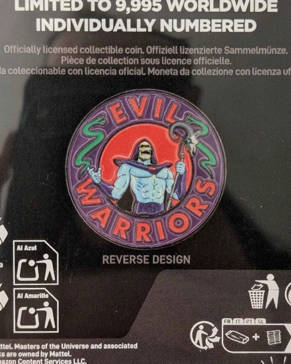 Masters of the Universe 2026 - Limited Edition He-Man & Skeletor Official Coin, изображение 4