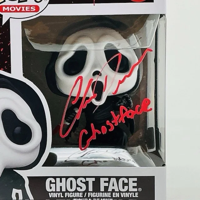 Chris Durand Autographed Scream Ghost Face Funko Pop Movies #1607 OCCM, изображение 2