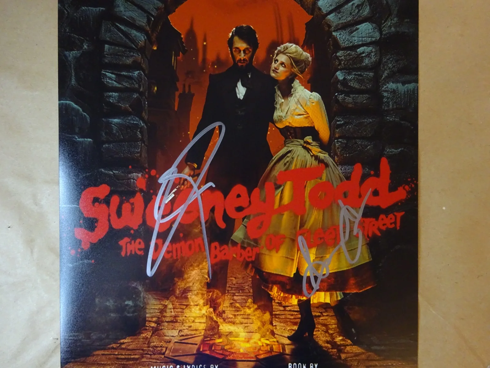 Josh Groban, Annaleigh Ashford — Sweeney Todd 11"x17" Photo Signed By Josh Groban & Annaleigh Ashford BAS COA, изображение 3