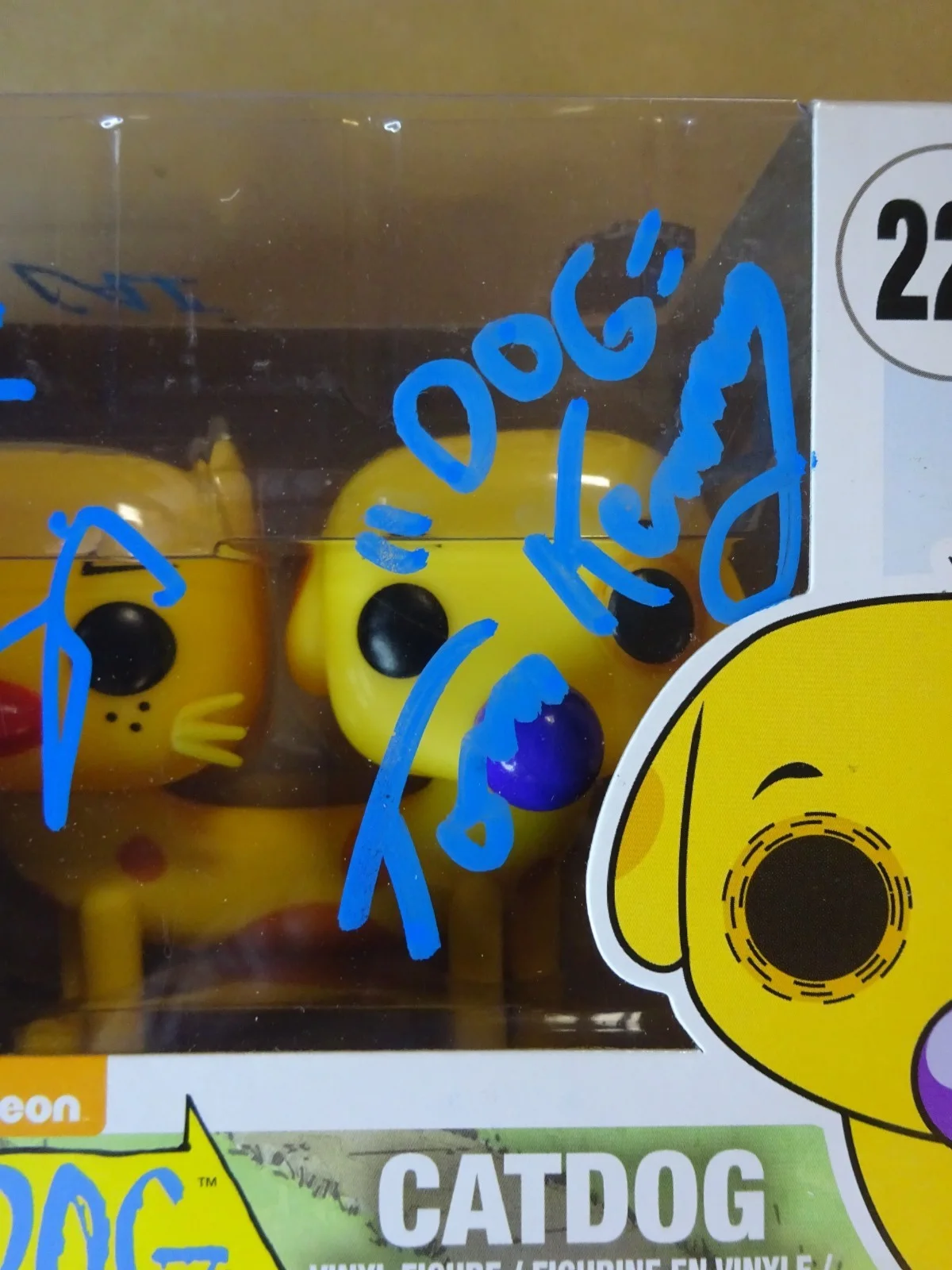Tom Kenny, Jim Cummings — Signed Tom Kenny & Jim Cummings Autographed CatDog Funko Pop SWAU JSA COA, изображение 5