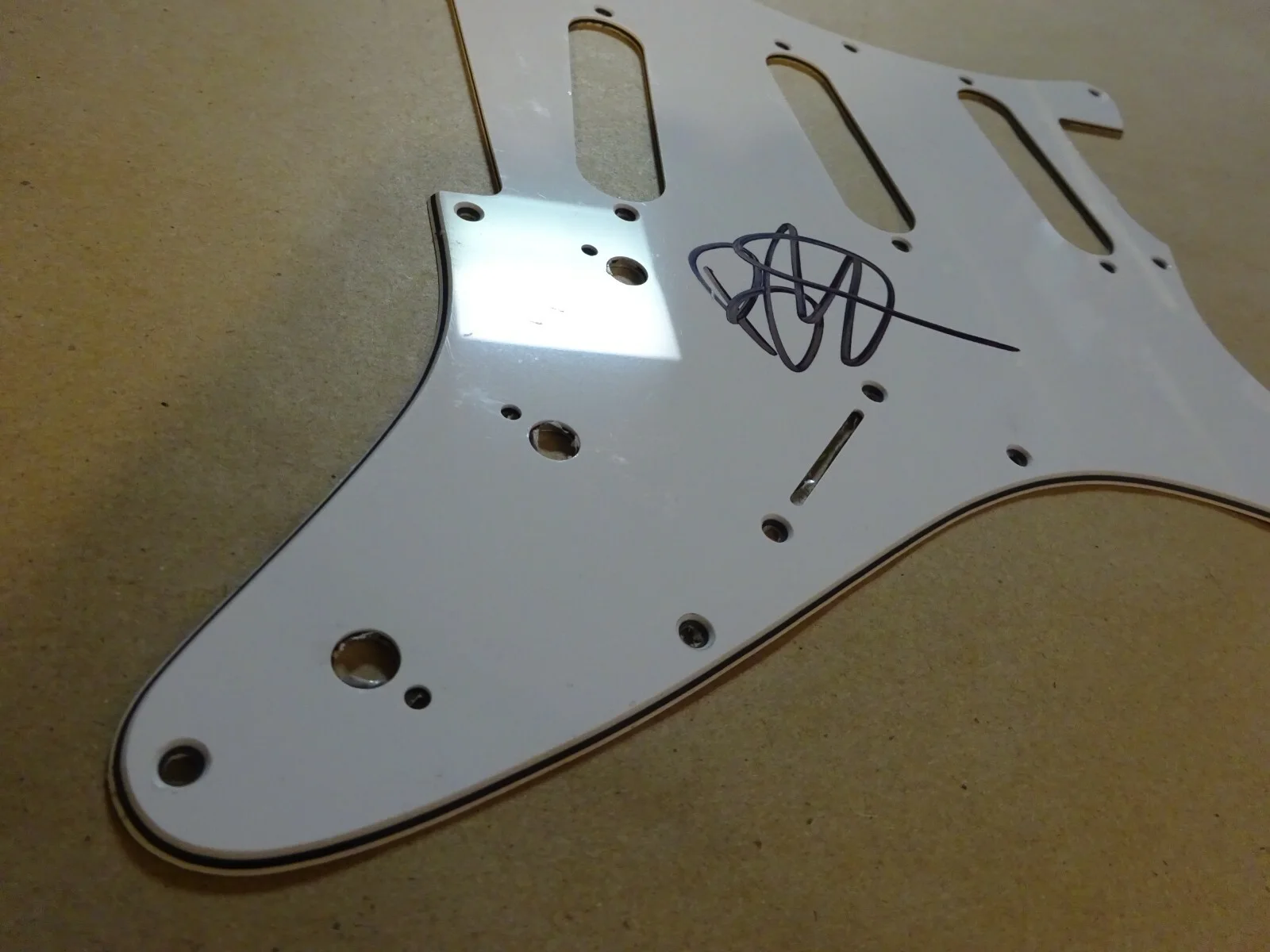 Signed BLU DETIGER Autographed Guitar Pick Guard Tik Tok Personality / Singer, изображение 5