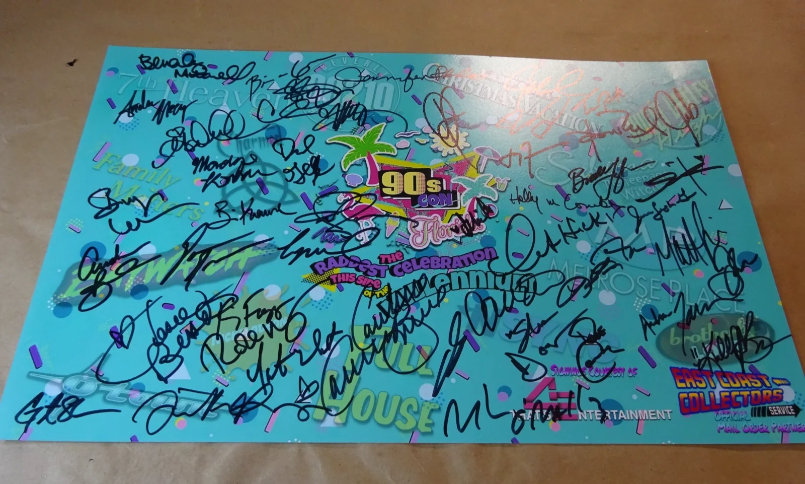 90s Con 11"x17" Daytona, Florida 2024 Photo Poster - Signed By Celebrities, image 2
