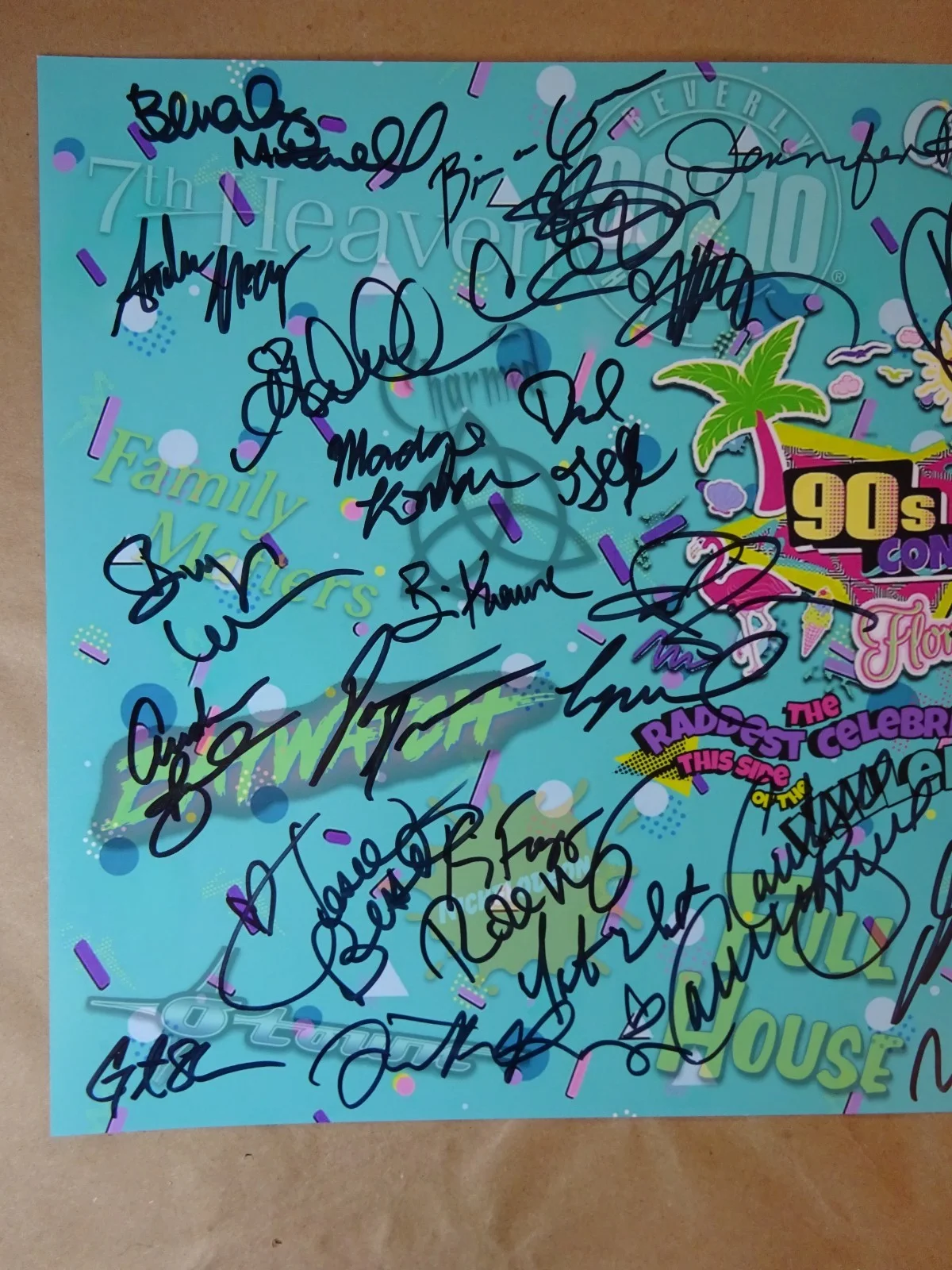 90s Con 11"x17" Daytona, Florida 2024 Photo Poster - Signed By Celebrities, image 3