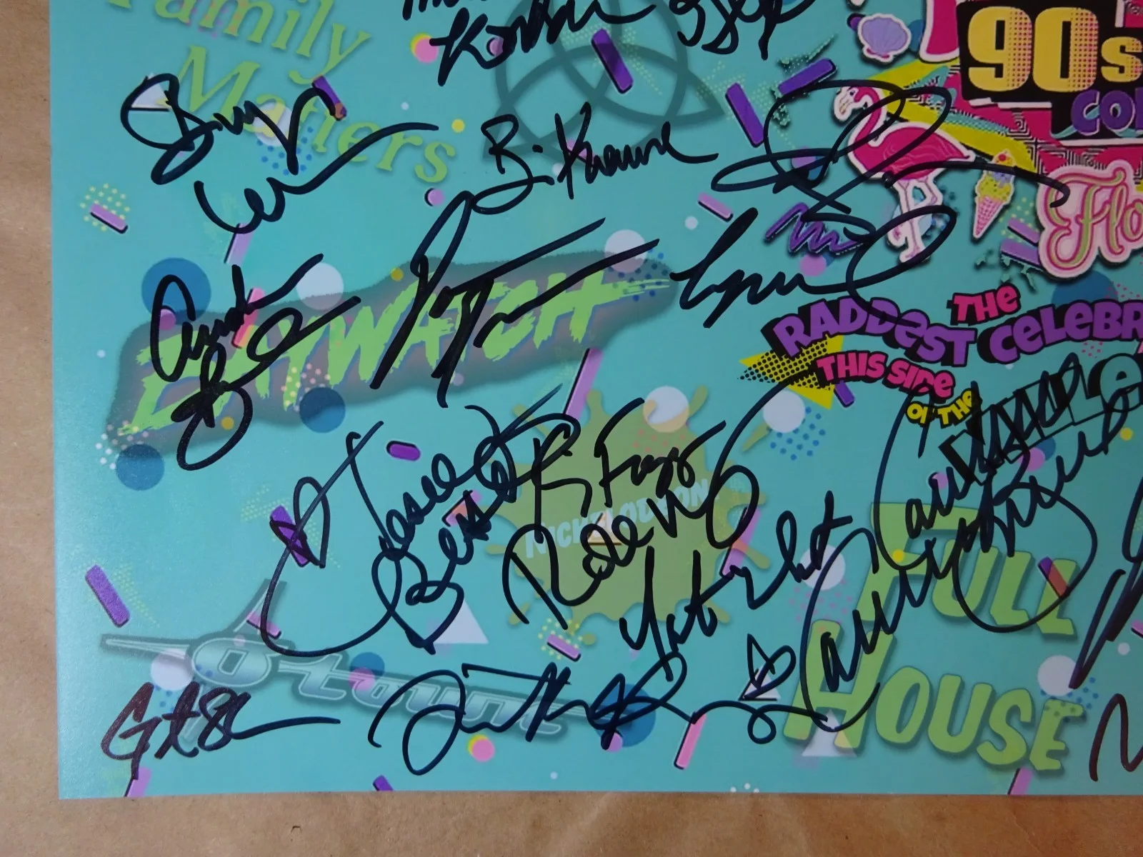 90s Con 11"x17" Daytona, Florida 2024 Photo Poster - Signed By Celebrities, image 5