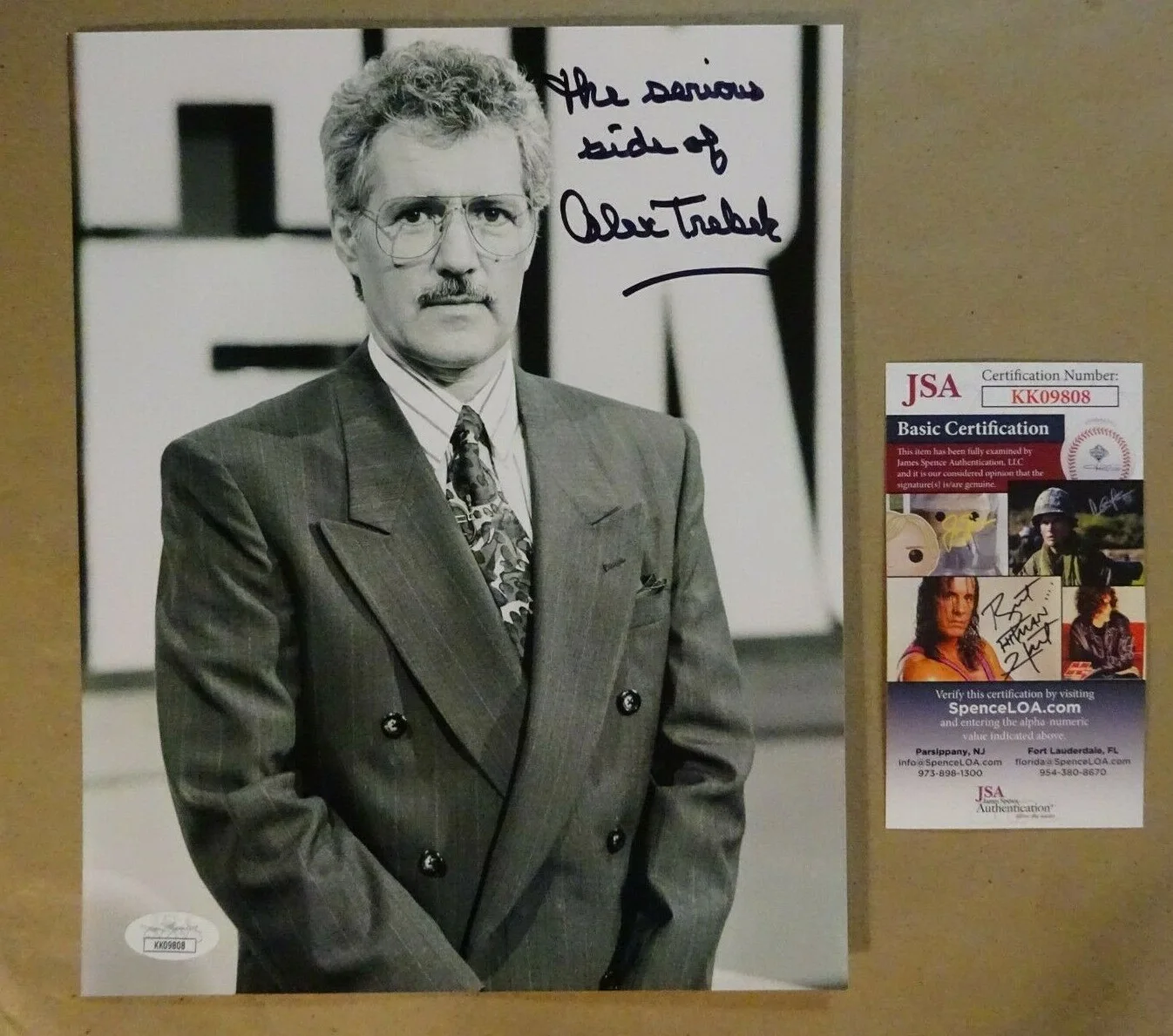 Alex Trebek — Autographed ALEX TREBEK Signed 8"x10" Photograph JEOPARDY JSA COA