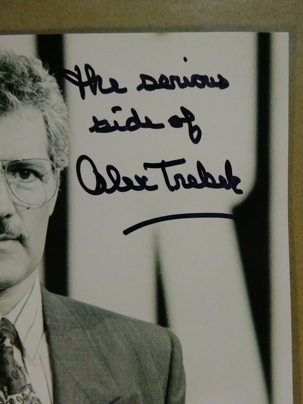 Alex Trebek — Autographed ALEX TREBEK Signed 8"x10" Photograph JEOPARDY JSA COA, изображение 4