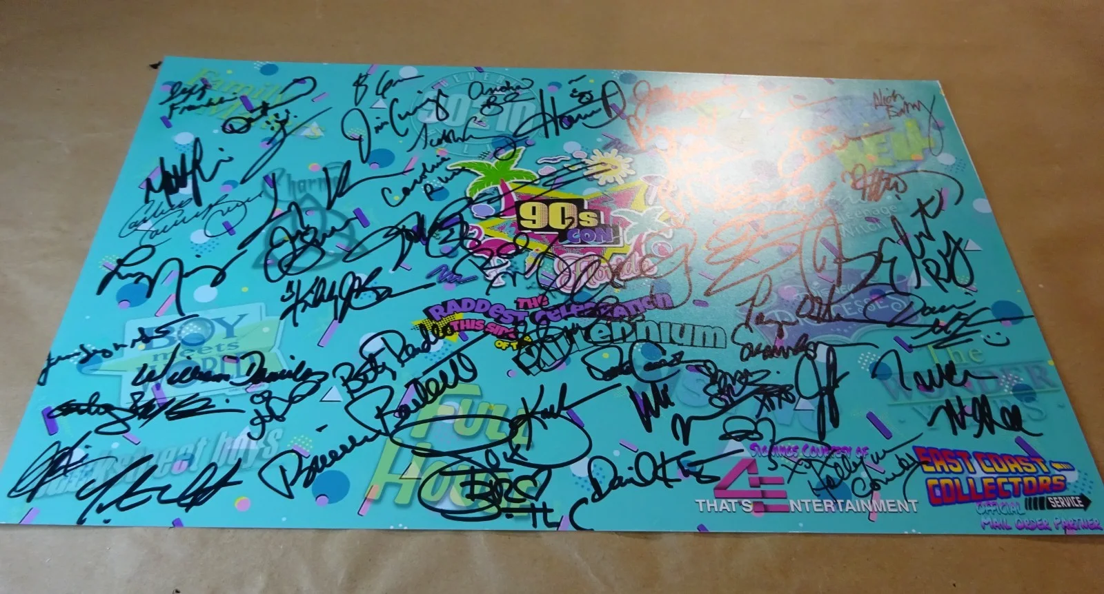 90s Con 11"x17" Tampa Bay, Florida 2023 Photo Poster - Signed By Celebrities, изображение 2