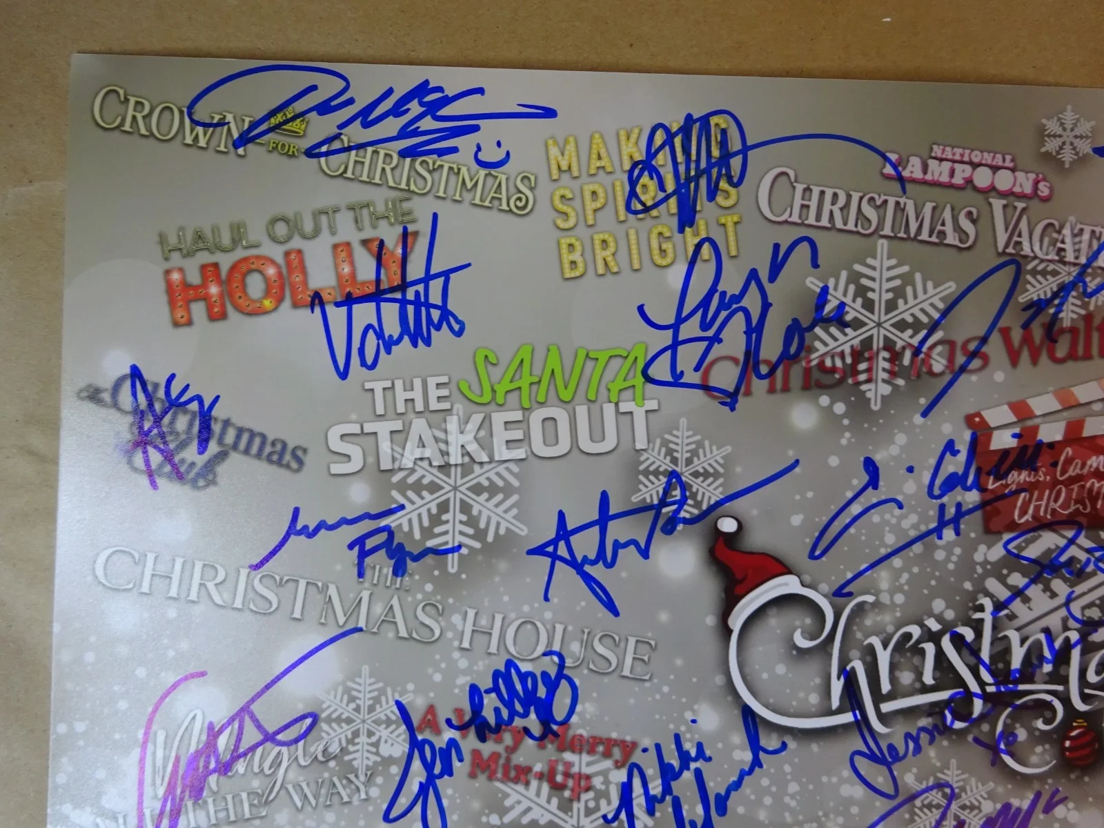 2023 Christmas Con 11"x17" Photo Poster - Signed By Celebrities, Hallmark Stars, изображение 3