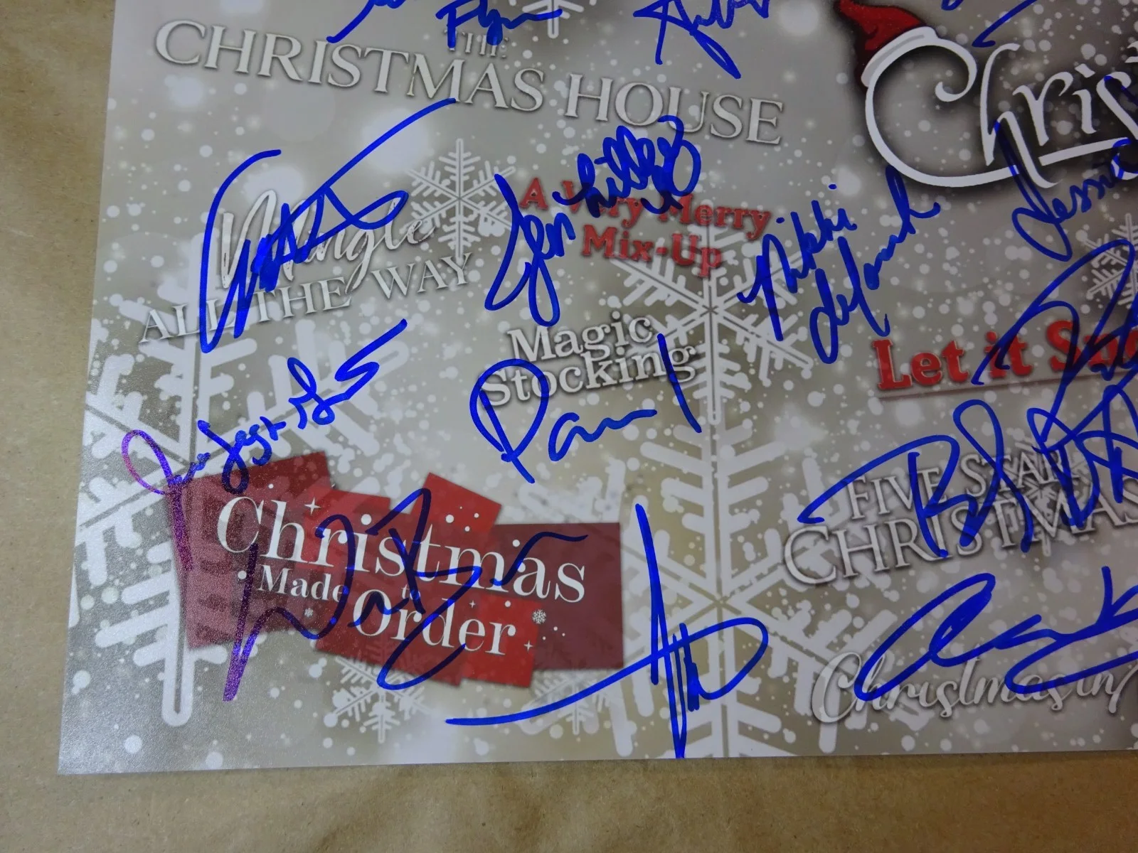 2023 Christmas Con 11"x17" Photo Poster - Signed By Celebrities, Hallmark Stars, изображение 4