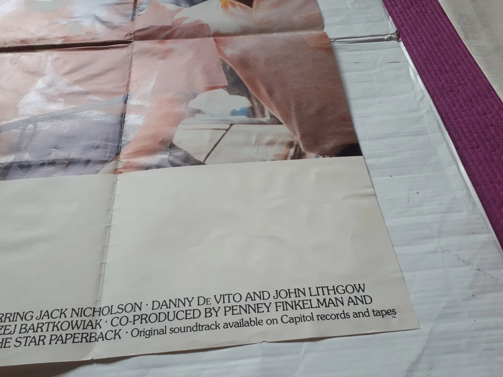 terms of endearment 1984 ORIGINAL Poster uk Quad 30x40 1980s Jack Nicholson, изображение 5