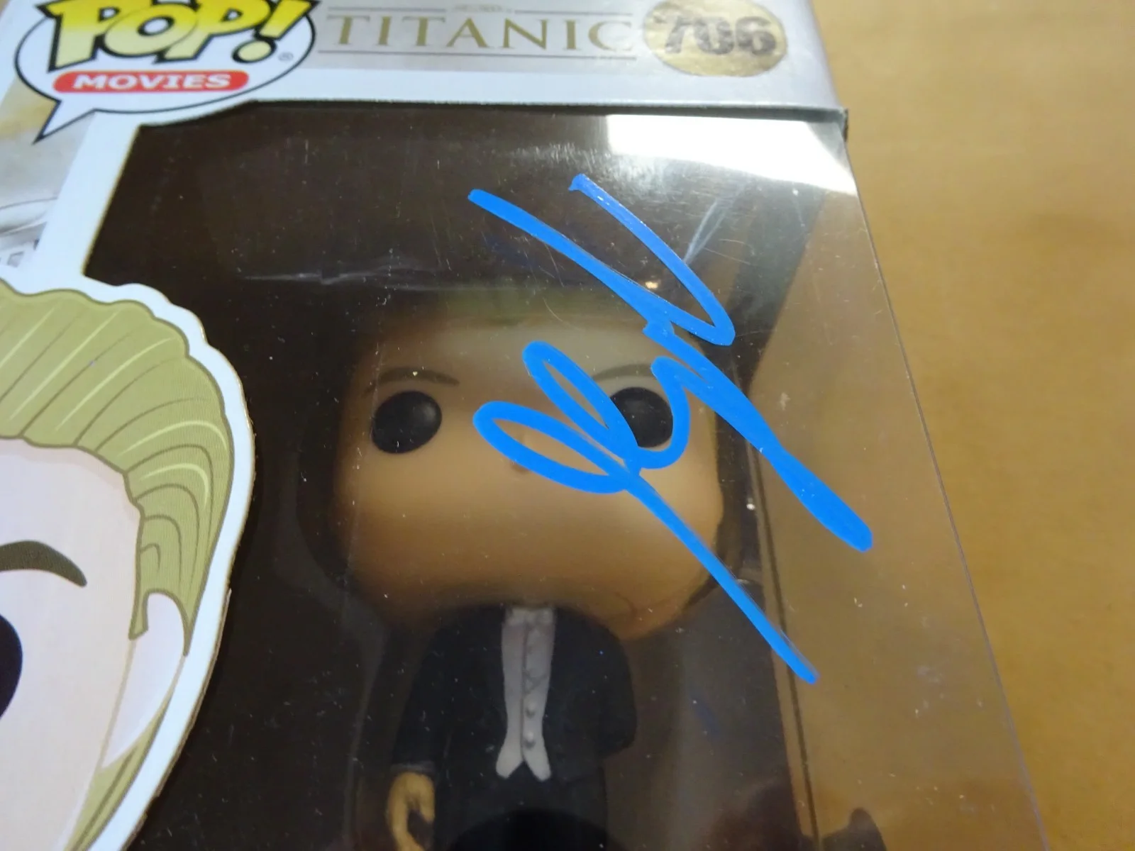 Leonardo DiCaprio — Signed Leonardo DiCaprio Autographed Jack Titanic Funko Pop Beckett BAS COA LOA, изображение 5