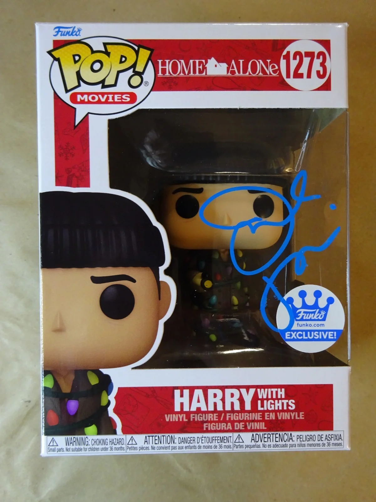 Joe Pesci — Signed Joe Pesci Autographed Harry Home Alone Funko Pop Official Pix COA
