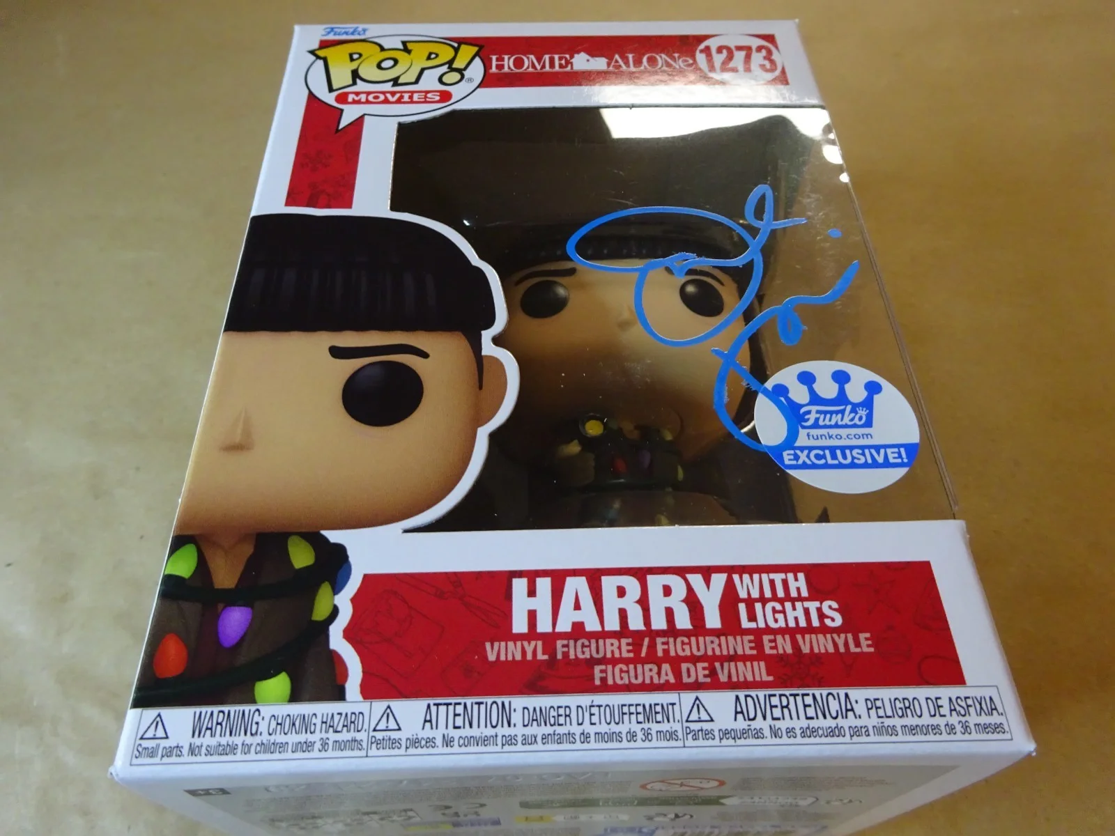 Joe Pesci — Signed Joe Pesci Autographed Harry Home Alone Funko Pop Official Pix COA, изображение 2