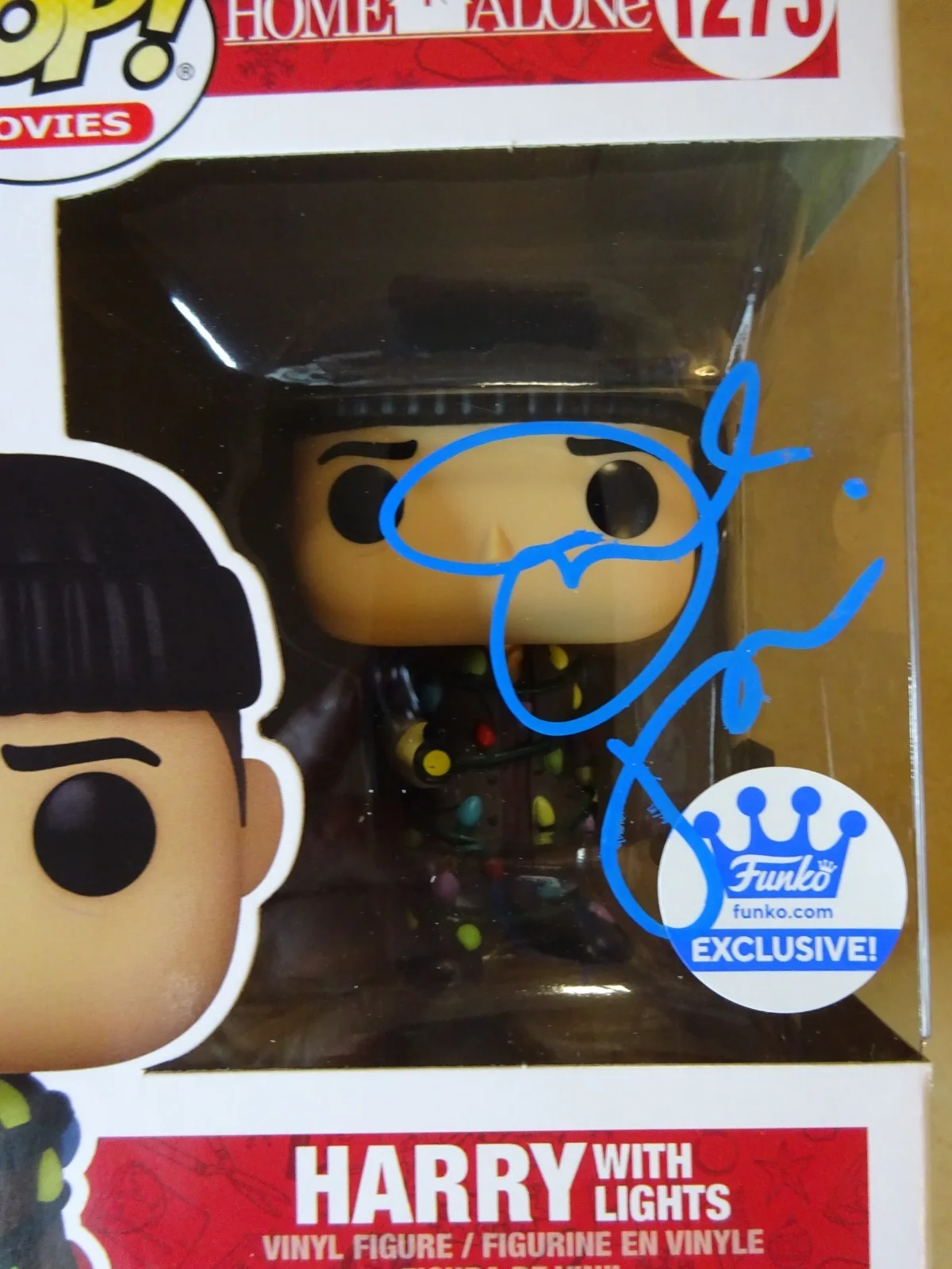 Joe Pesci — Signed Joe Pesci Autographed Harry Home Alone Funko Pop Official Pix COA, изображение 3