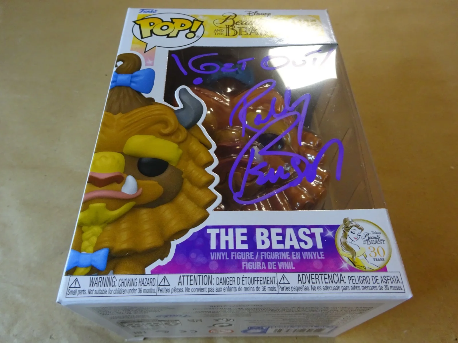Robby Benson — Signed Robby Benson Autographed Beast Beauty And The Beast Funko Pop OCCM COA, image 2