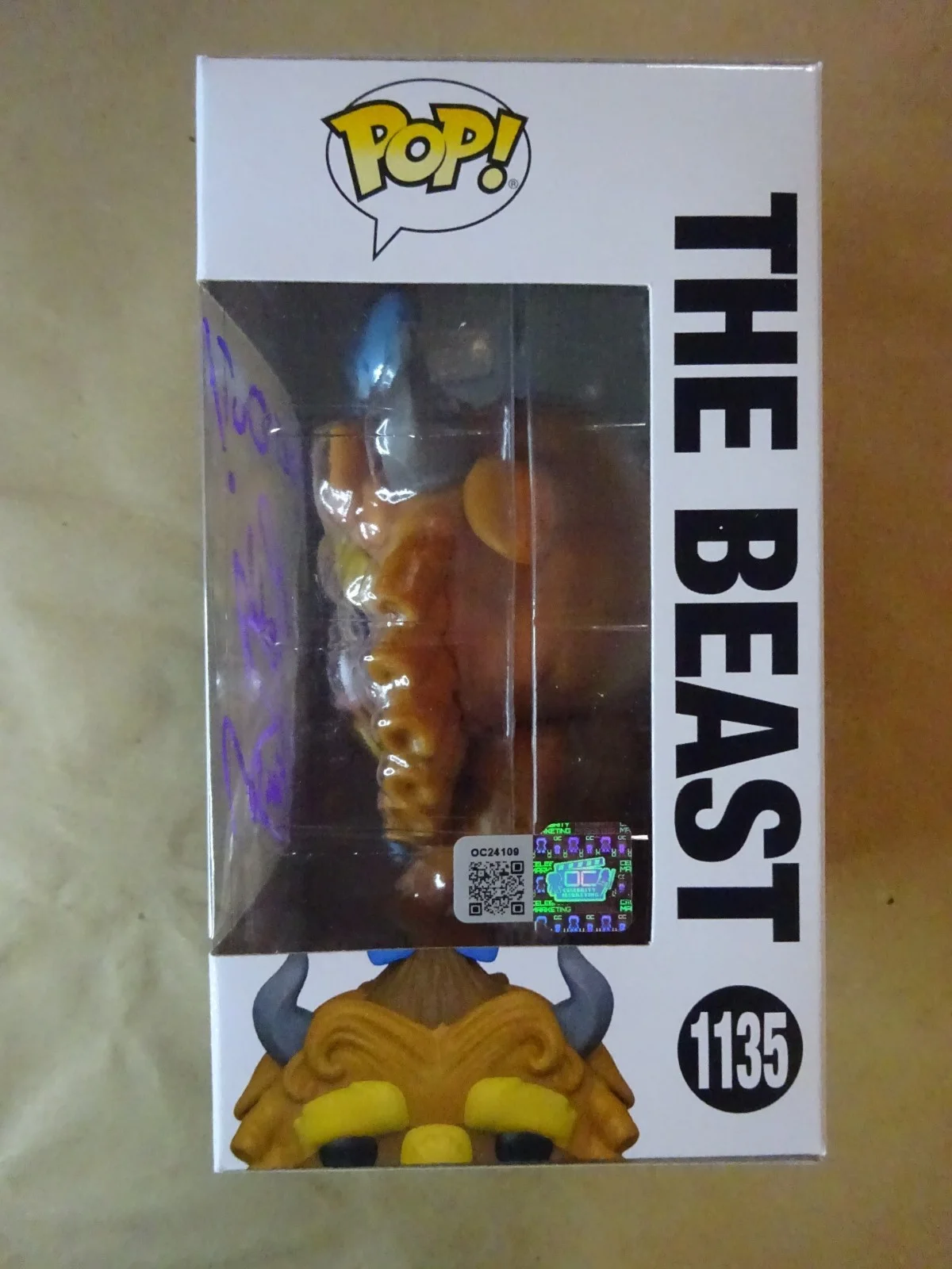 Robby Benson — Signed Robby Benson Autographed Beast Beauty And The Beast Funko Pop OCCM COA, image 5