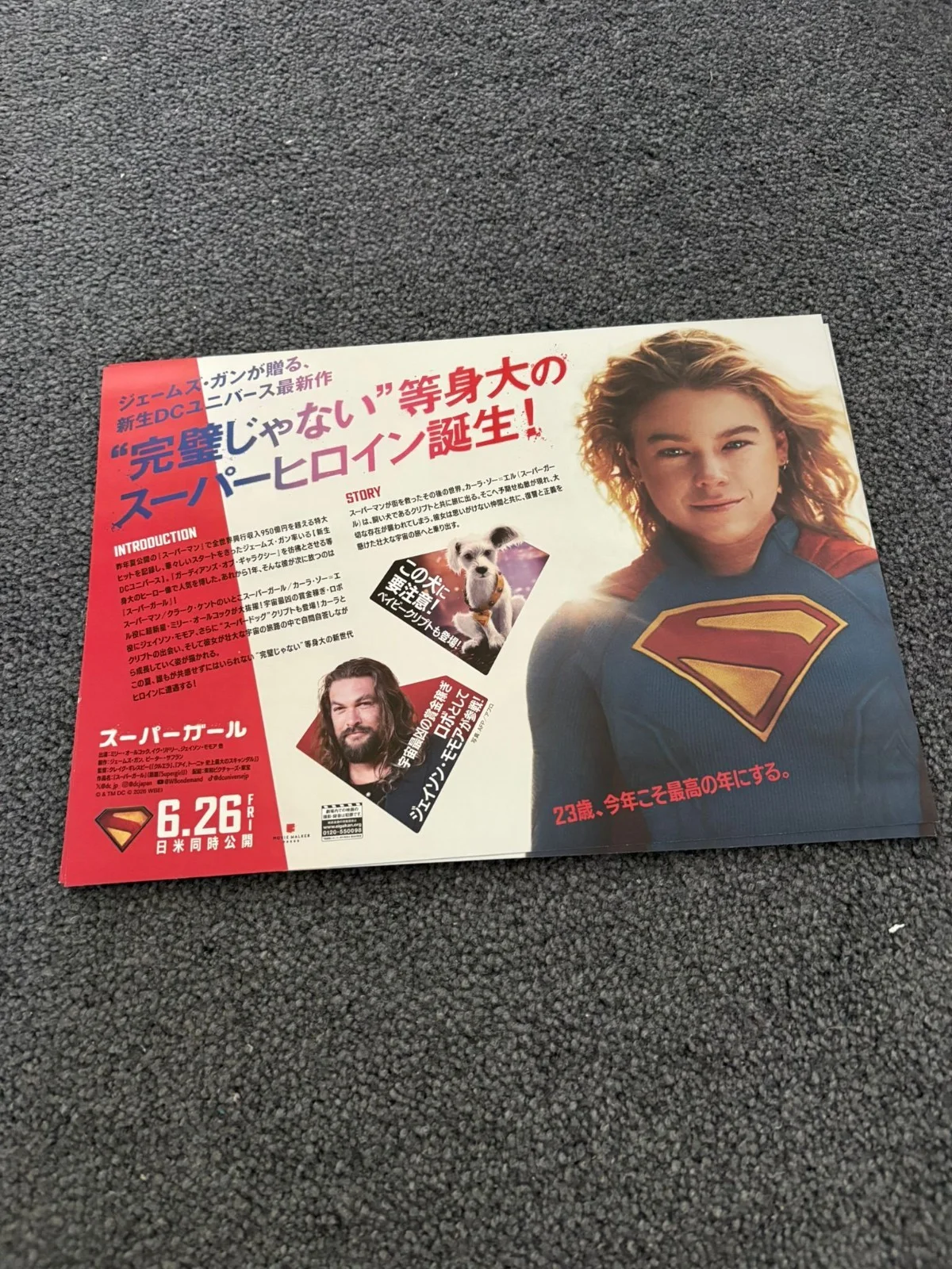 Japanese Supergirl Movie B5 Poster, изображение 2