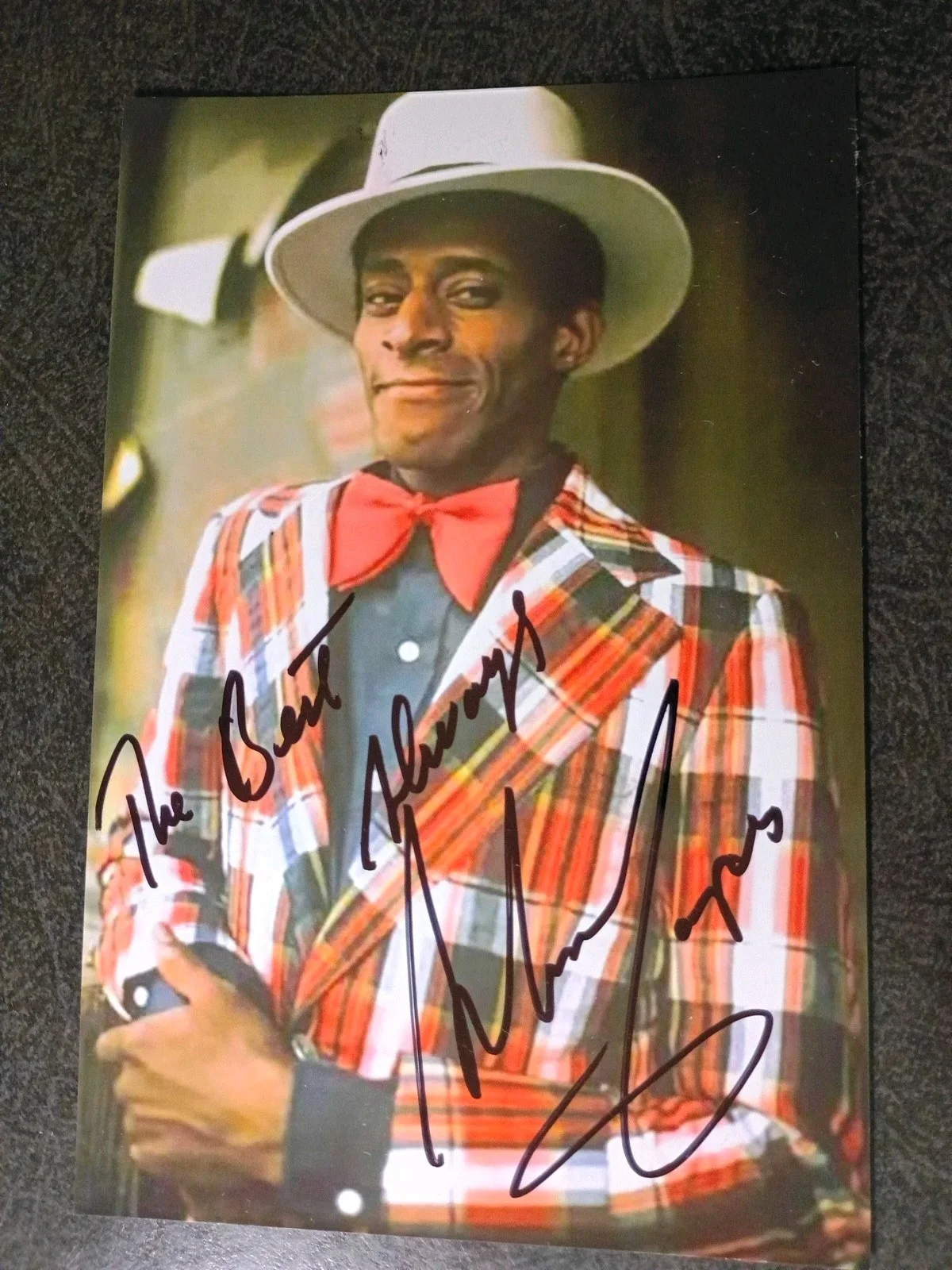 ANTONIO FARGAS As HUGGY BEAR — ANTONIO FARGAS As HUGGY BEAR 2 Hand Signed Autograph Photo S - STARSKY & HUTCH, изображение 2