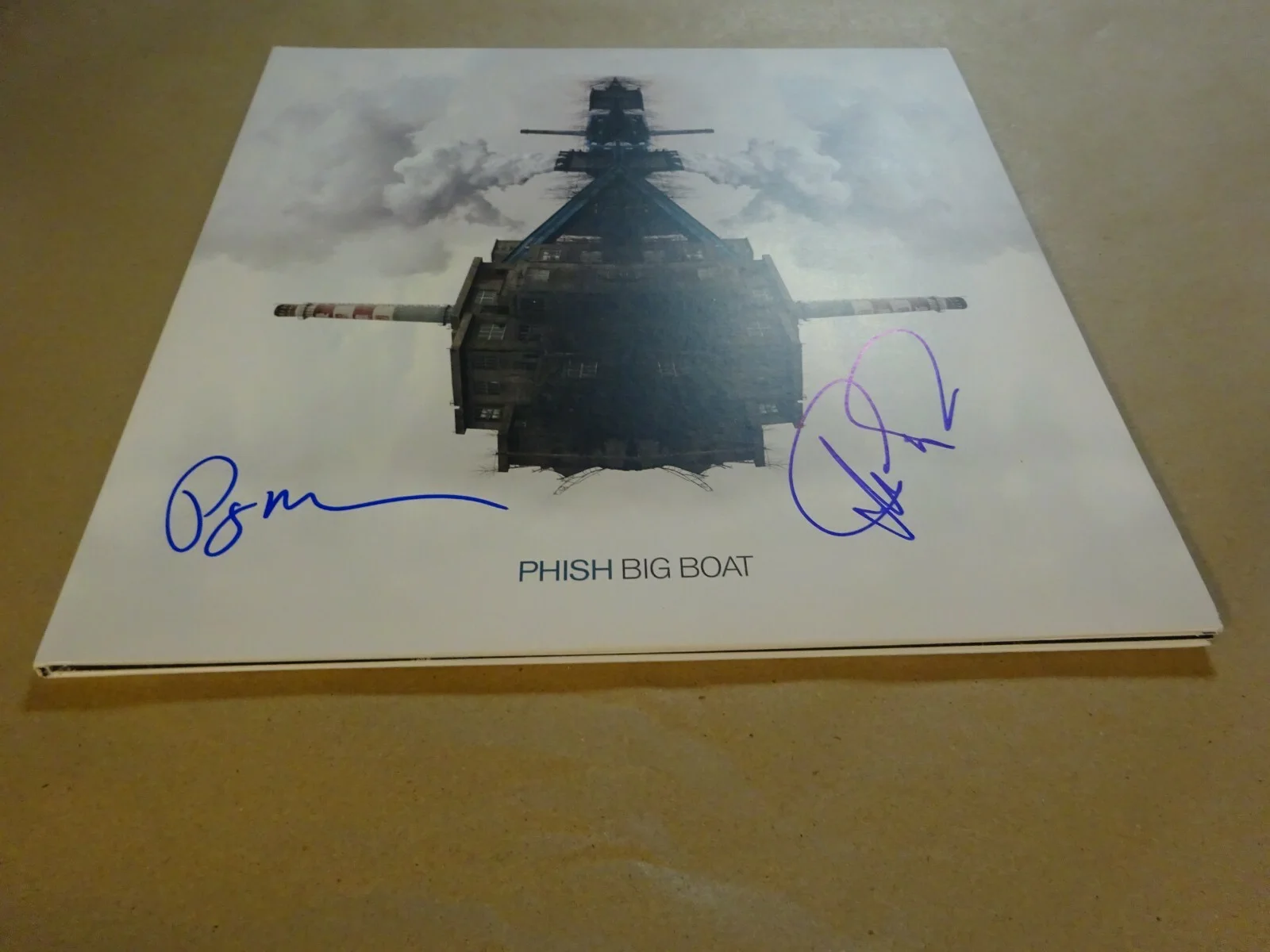 Signed TREY ANASTASIO PAGE MCCONNELL Autographed PHISH BIG BOAT ALBUM BAS COA, image 2