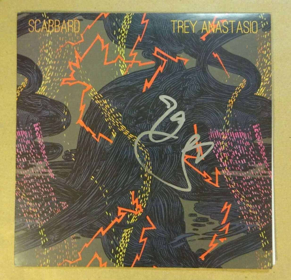 Signed TREY ANASTASIO Autographed SCABBARD Single Vinyl ALBUM Beckett BAS COA, изображение 2