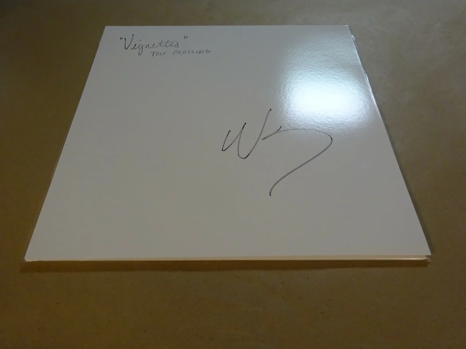 Signed WESLEY SCHULTZ Autographed VIGNETTES Test Pressing ALBUM Beckett BAS COA, image 3