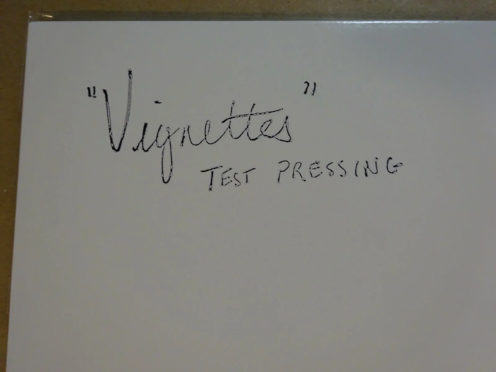 Signed WESLEY SCHULTZ Autographed VIGNETTES Test Pressing ALBUM Beckett BAS COA, image 5