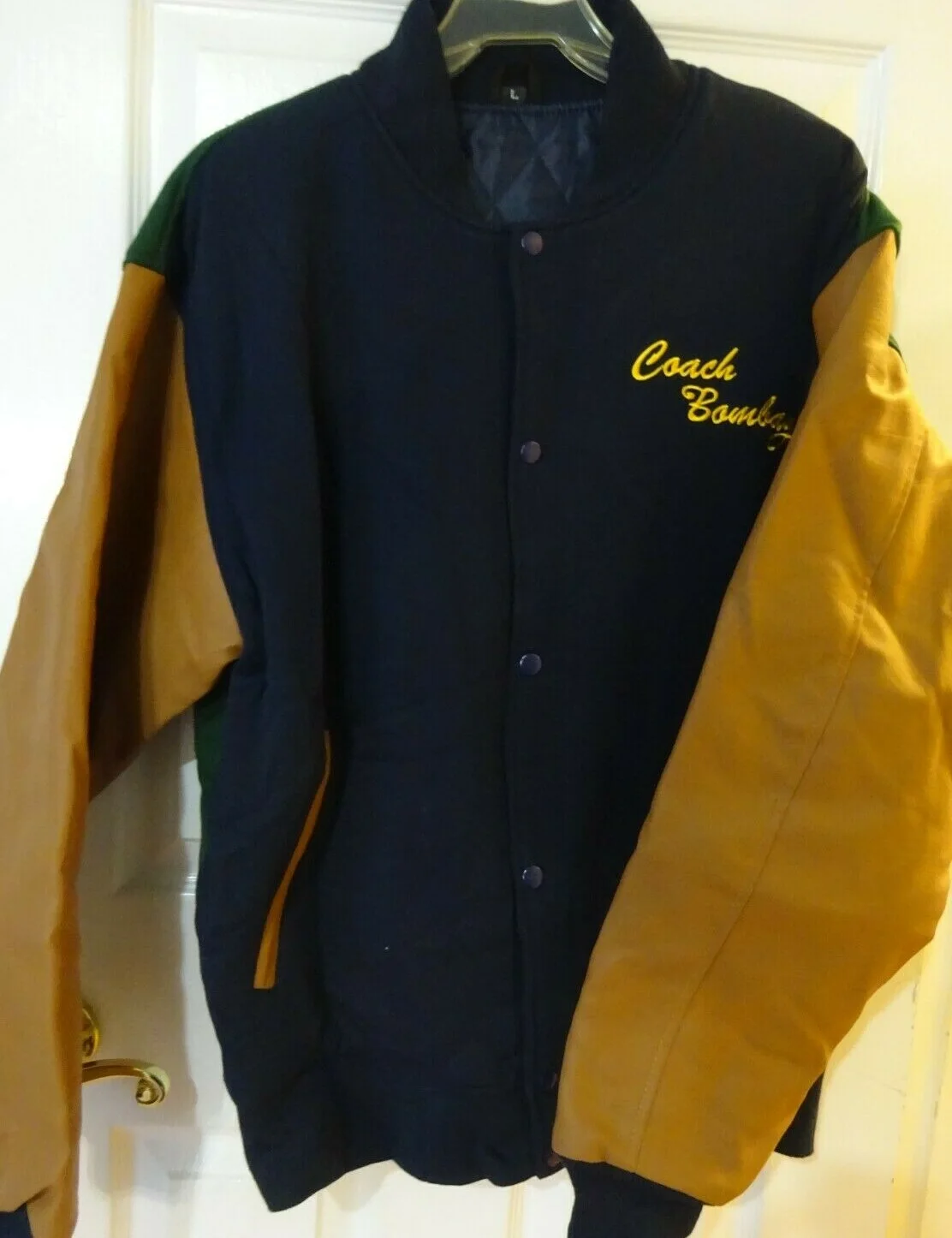 Emilio Estevez — Signed Emilio Estevez Autographed Mighty Ducks Coach Bombay Jacket Beckett COA, image 5