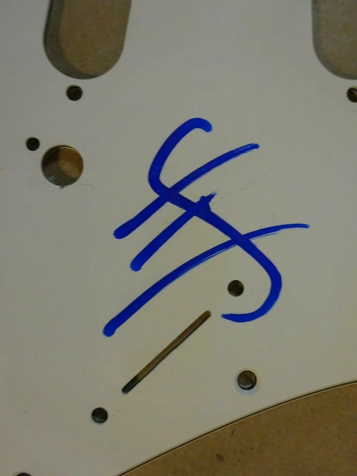 THE FRAY Autographed Pick Guard Signed By 3 - King Slade Wysocki BECKETT LOA, изображение 4