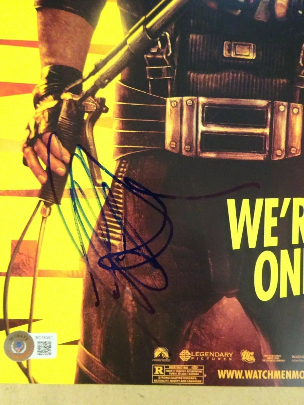 Jeffrey Dean Morgan — Signed JEFFREY DEAN MORGAN Autographed WATCHMEN 11"x17" Photo BECKETT COA, изображение 4