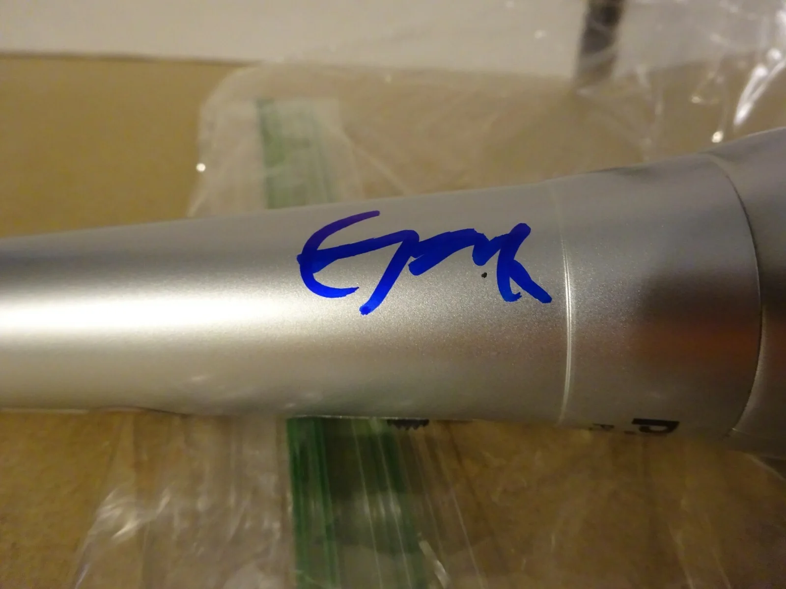 Signed GZA Autographed Microphone American Rapper Wu Tang Clan BECKETT BAS COA, изображение 3