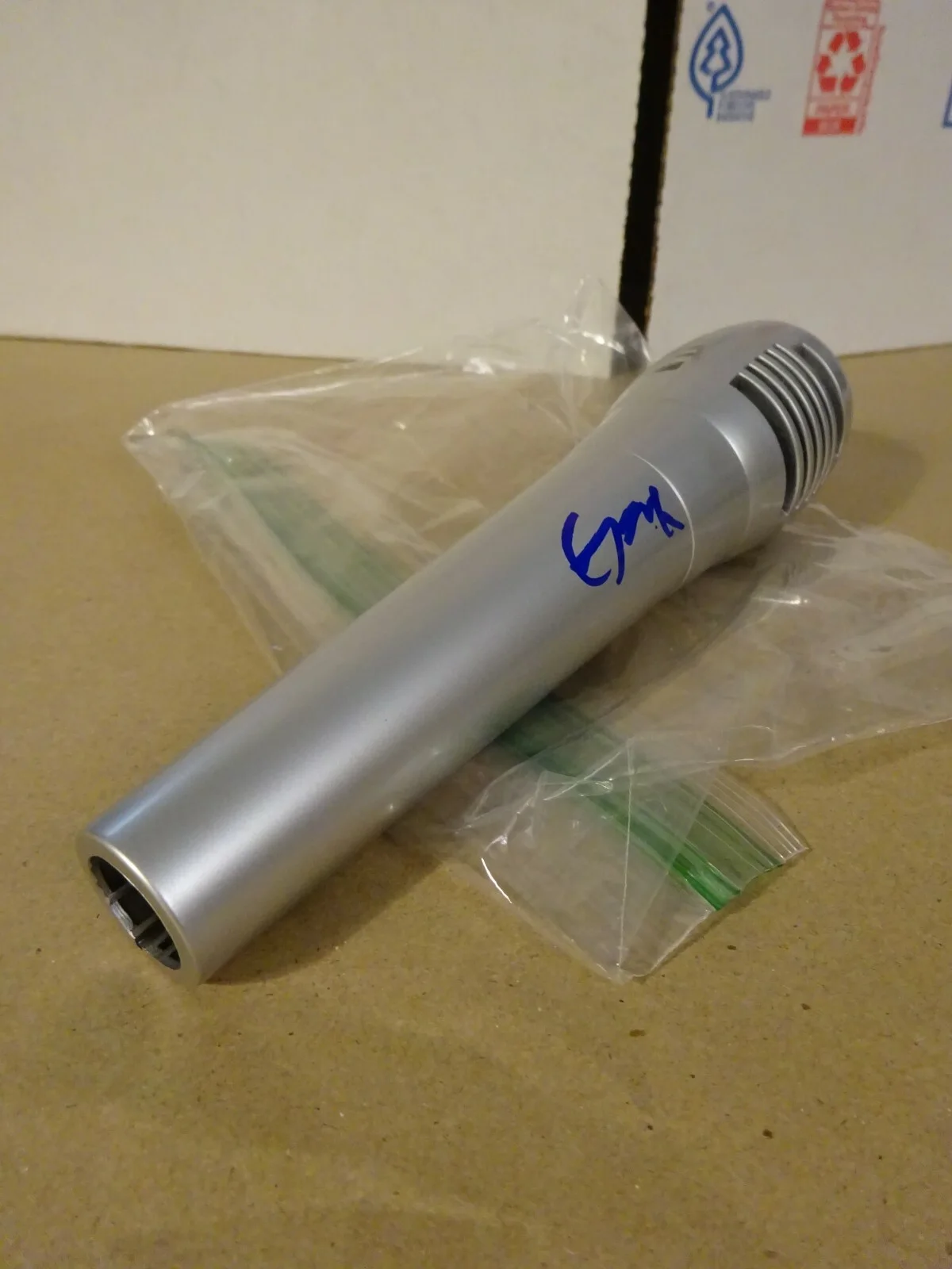 Signed GZA Autographed Microphone American Rapper Wu Tang Clan BECKETT BAS COA, изображение 4