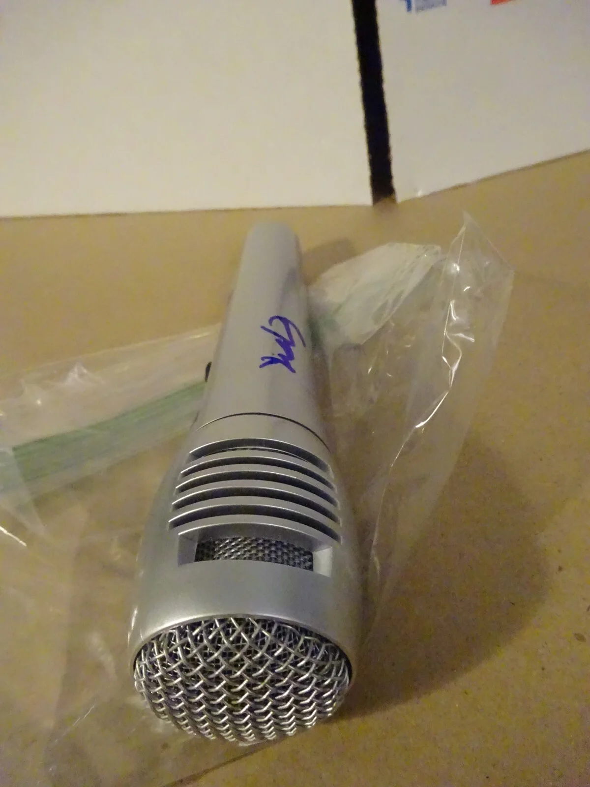 Signed GZA Autographed Microphone American Rapper Wu Tang Clan BECKETT BAS COA, изображение 5