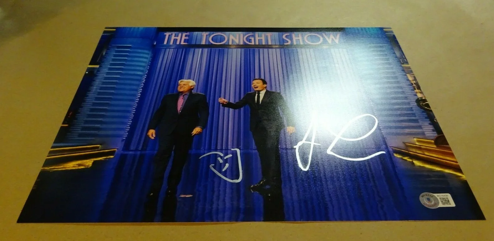 Jay Leno — Signed JAY LENO Autographed Photo The Tonight Show 11X14 BECKETT COA, image 3