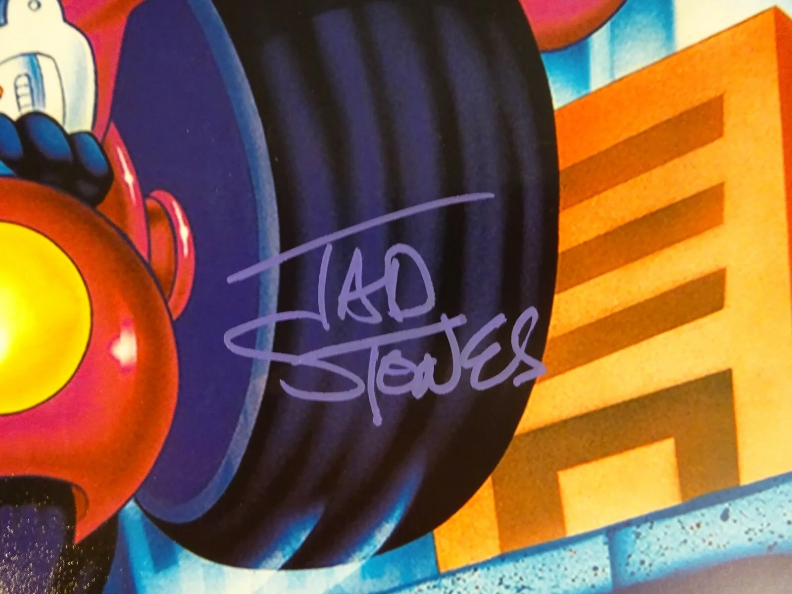 Tad Stones — Autographed TAD STONES Signed DARKWING DUCK Photo 11"x17" BECKETT BAS COA, image 4