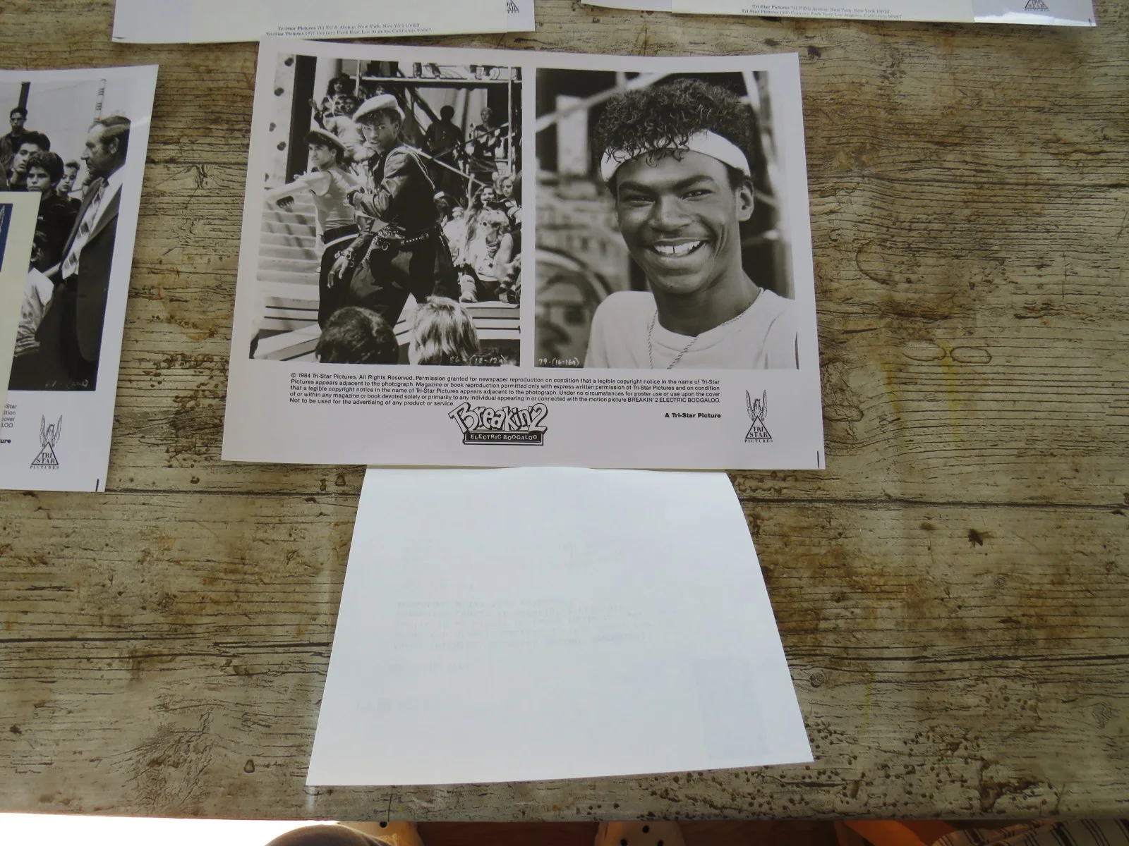 BREAKIN' 2 ELECTRIC BOOGALOO ORIGINAL 1984 CINEMA PRESS KIT 11 PHOTOS RARE 80's, изображение 5