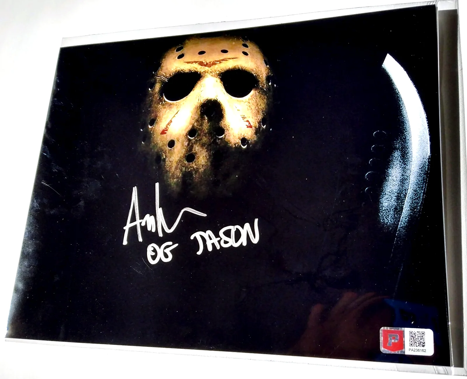 Ari Lehman — ARI LEHMAN Signed 8x10 "Friday the 13th" Photo (PA COA) as the ORIGINAL JASON, изображение 3