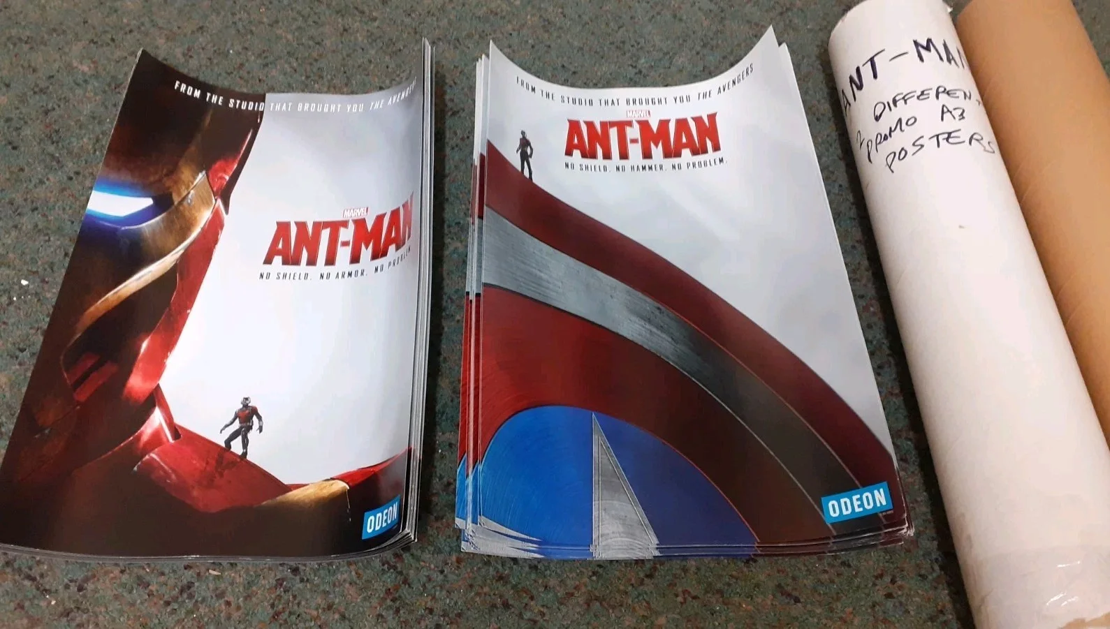 Ant-Man Original Odeon Posters x 20, Iron Man x10, Captain America x10, size A3, image 3
