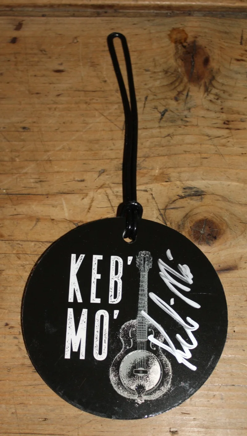 KEB' MO' SIGNED Canvas Tote / Travel Bag & Bag Tag BLUES Collectors MUST L@@K, изображение 5