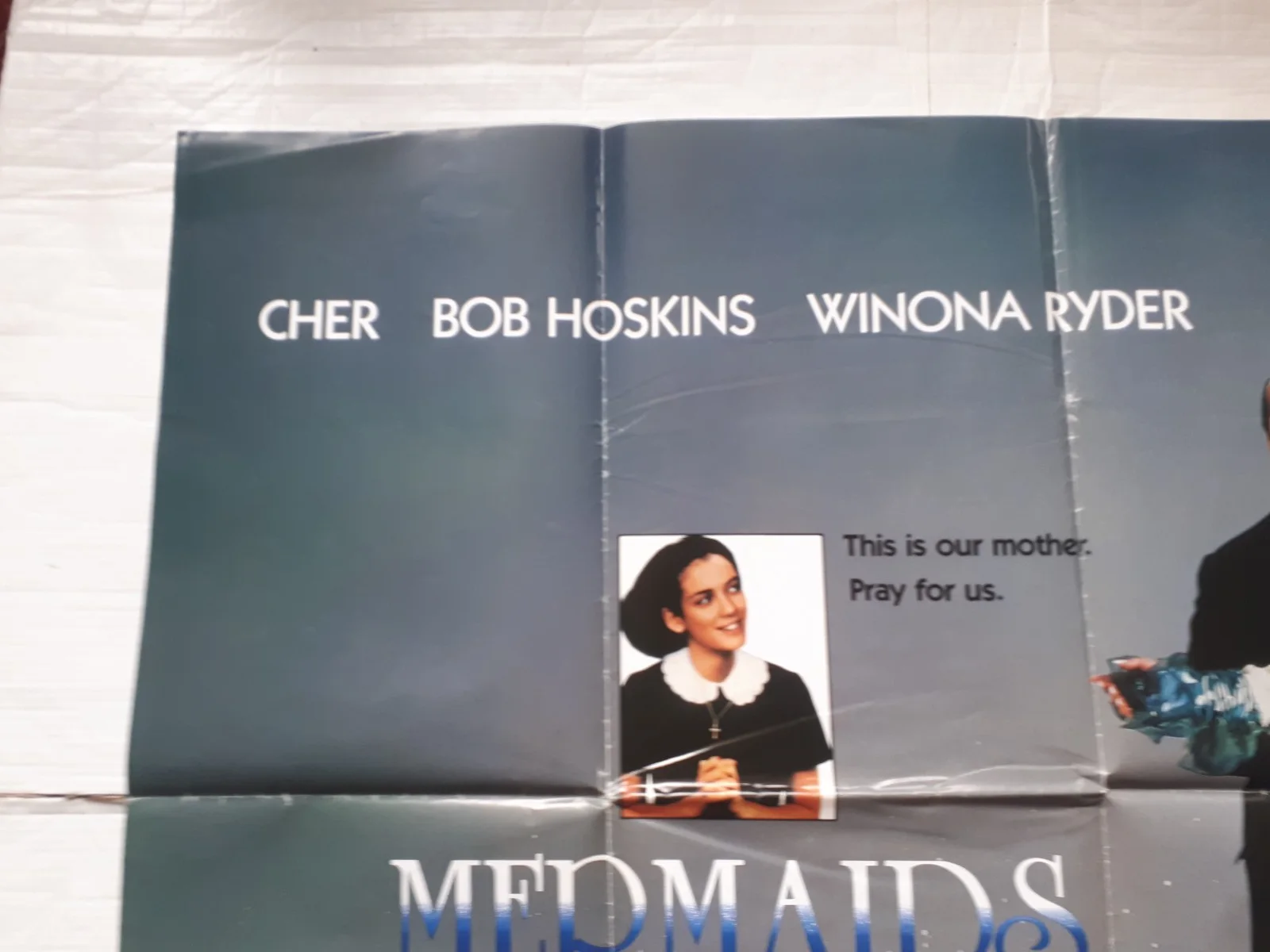 mermaids 1990 ORIGINAL Poster uk Quad 30x40" 1990s Cher Winona Ryder bob hoskins, изображение 5