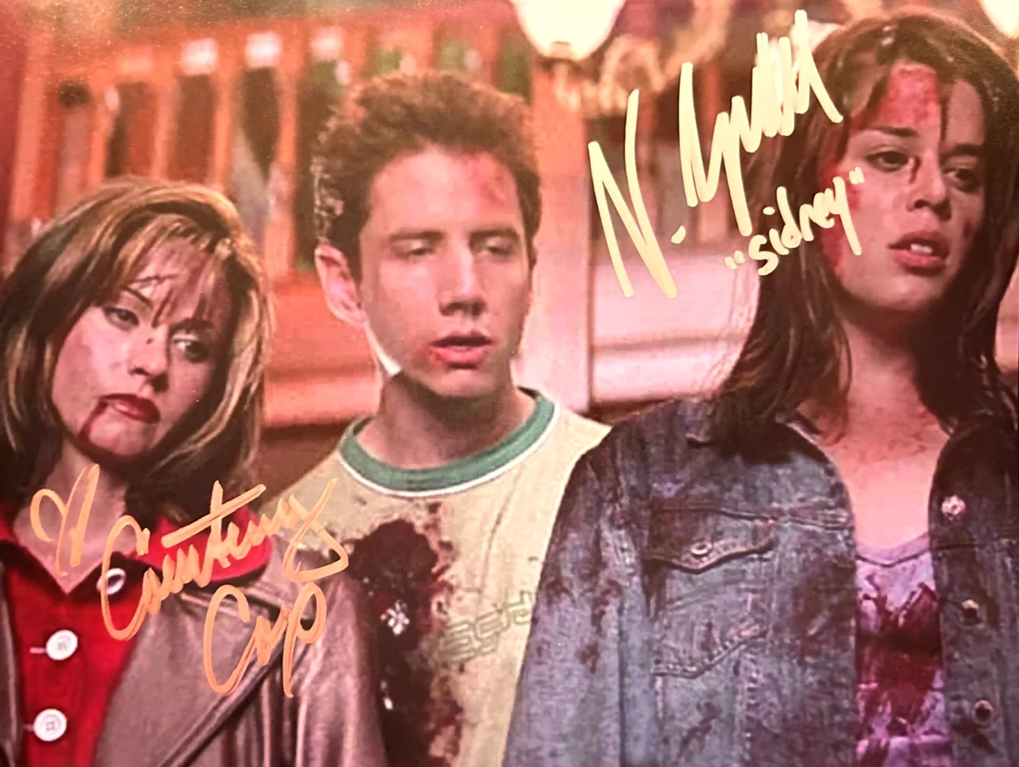 Neve Campbell, Courtney Cox — Courtney Cox, Neve Campbell Signed SCREAM 8x10 GENUINE Authentic Autographs +COA, изображение 3