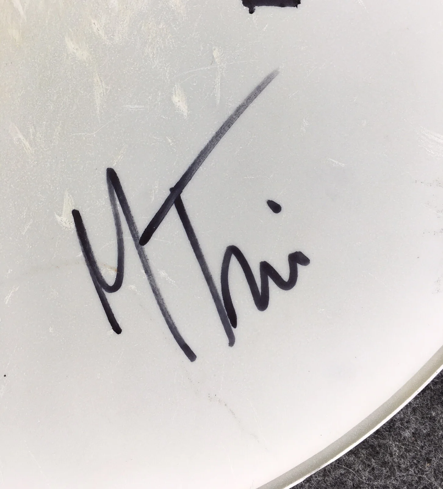 2007 Janus Signed By All Drum Head David Scotney Lojeski Salazar Tyranski, изображение 2