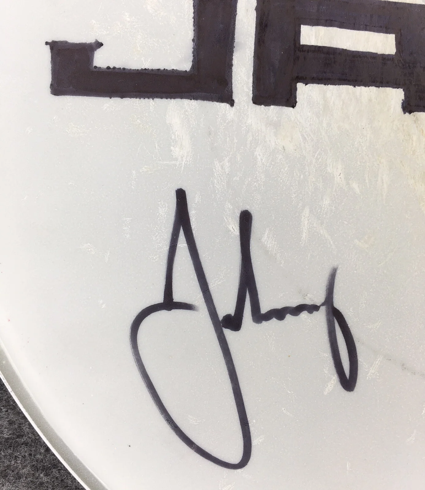 2007 Janus Signed By All Drum Head David Scotney Lojeski Salazar Tyranski, изображение 3